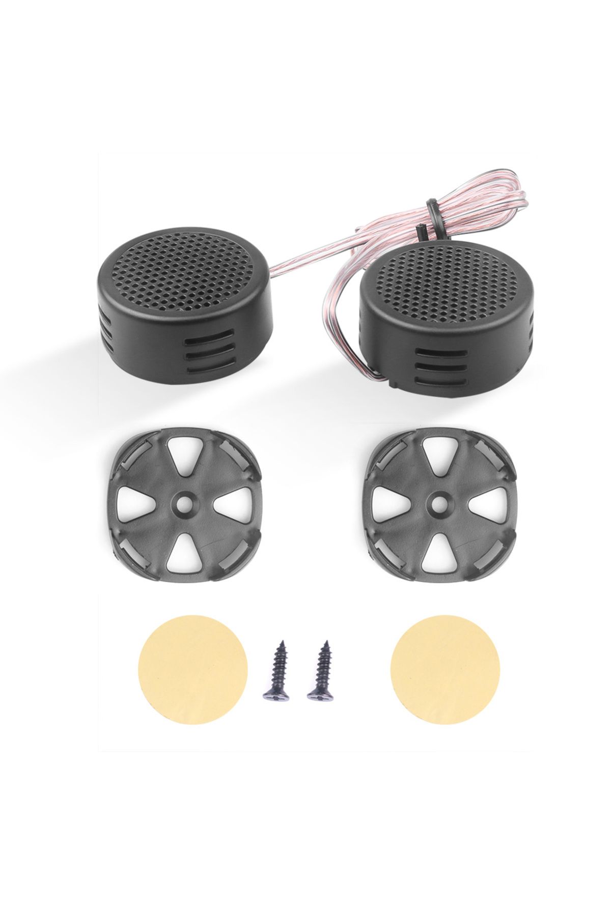 Kebidumei-2X Car Mini Dome Tweeter Car Speaker Universal High Efficiency Loudspeaker Loud Speaker Super Pow... 6