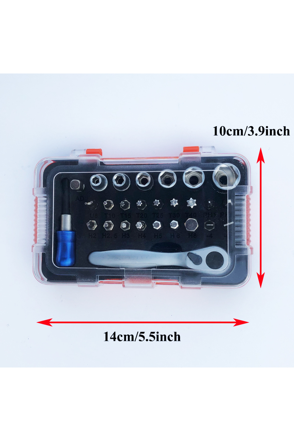 Choice-blue 27 in 1 Mini Ratchet Wrench Set with Bits & Socket Wrench-Versatile Tool Set for Daily Maint... 2
