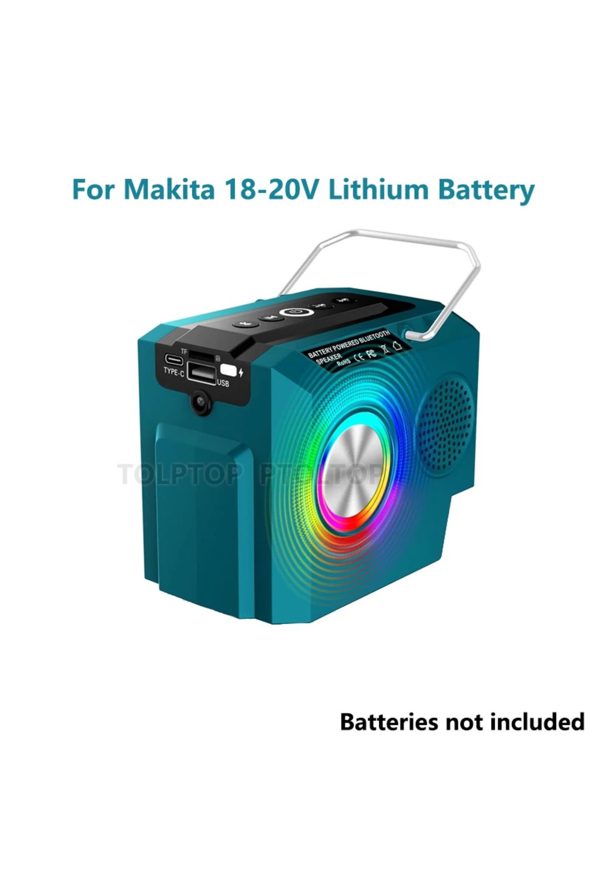 Choice-For Makita Bluetooth Speaker For Makita 18V Lithium Battery BL1830 BL1830B BL1840 BL1850 Cordless Po 1