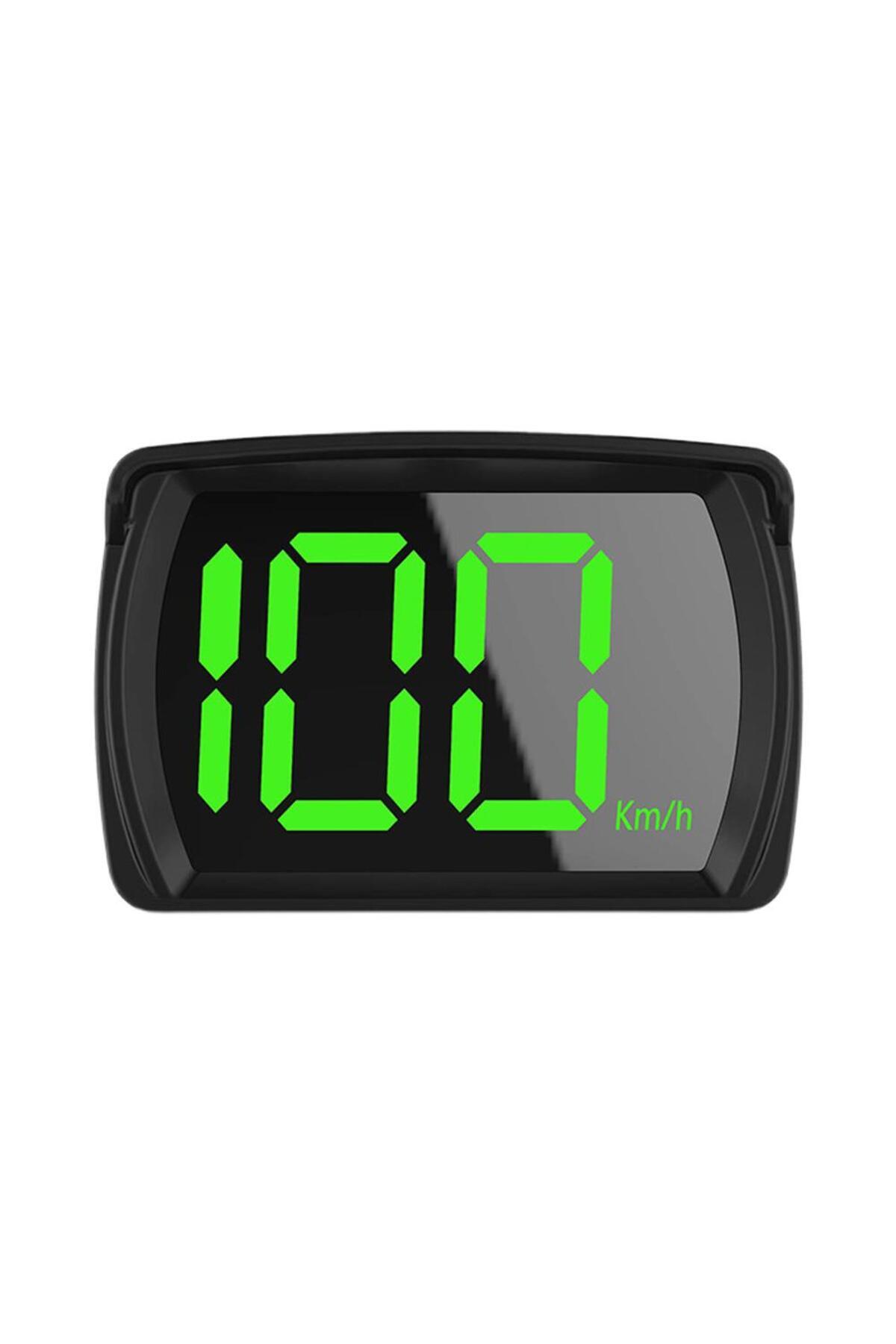 Choice-Black Car Head Up HUD Display GPS Speedometer Speed KMH Digital HUD GPS+Beidou Dual Chipsets For All 1