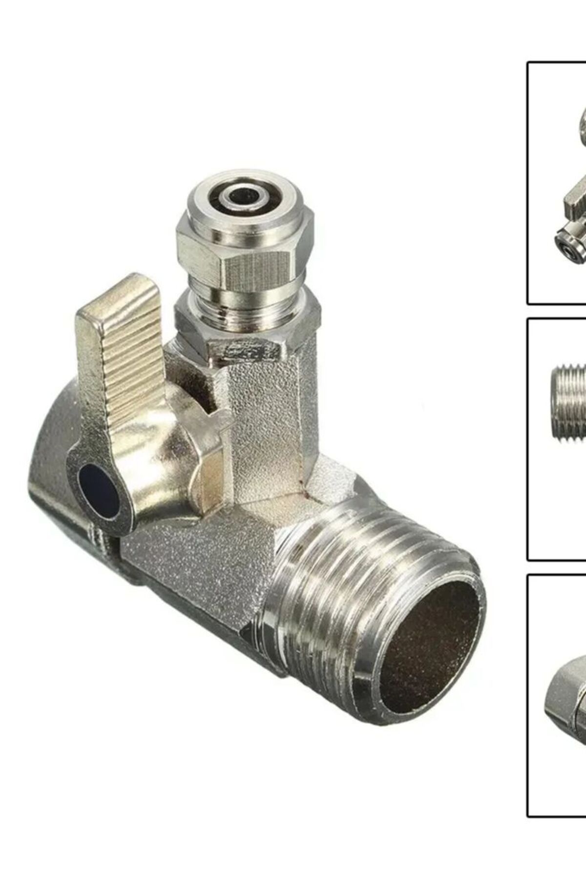 Choice-1 قطعة محول تغذية المياه RO 1/2 "إلى 1/4" مع صمام الكرة إغلاق صنبور تغذية التناضح العكسي T... 7