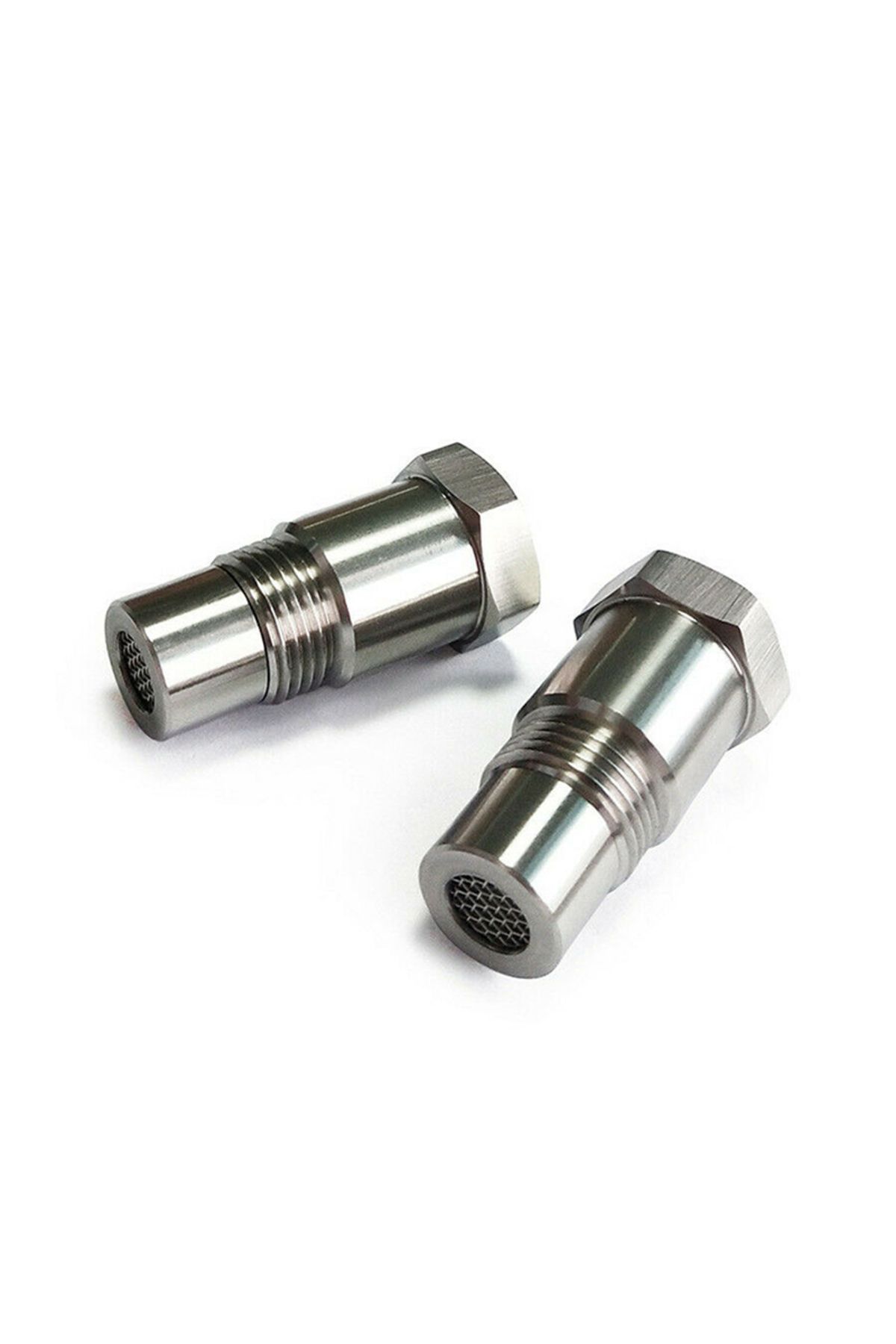 Choice-Silver New Oxygen O2 Sensor Spacer Adapter Connector Fix Check Engine Light Converter M18X1.5 With F 3