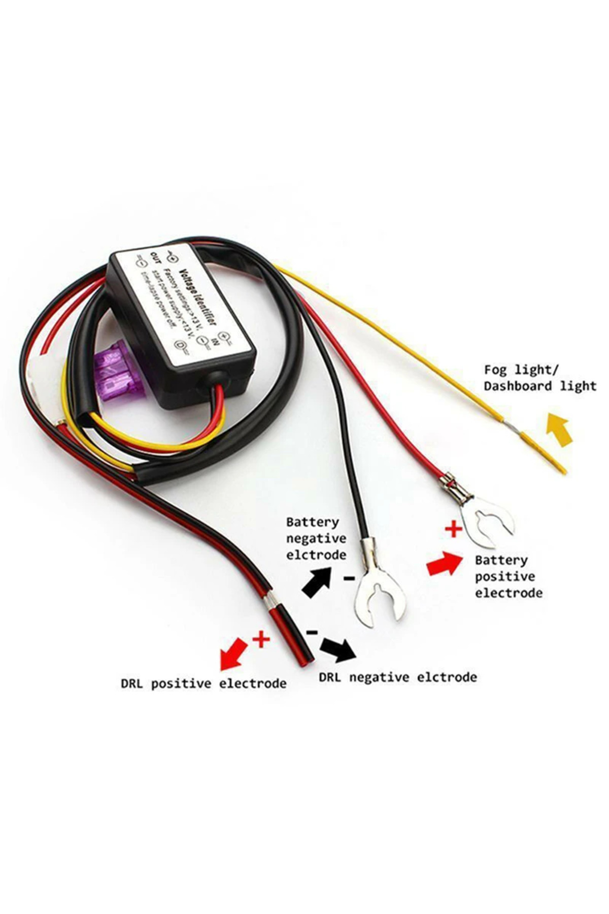 Choice-MULTI DRL Controller Auto Car LED Daytime Running Light Relay Harness Dimmer on/Off 12-18V Fog Light 7