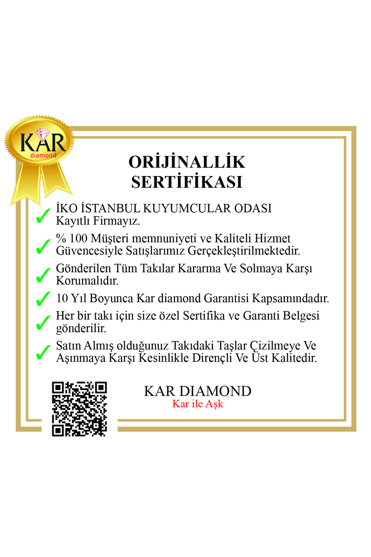 KAR DİAMOND 925 Ayar Gümüş Altın Kaplama 100 Dilde Seni Seviyorum Yazılı Kolye - Sertifikalı Işıklı Hediye Kutu görsel 4