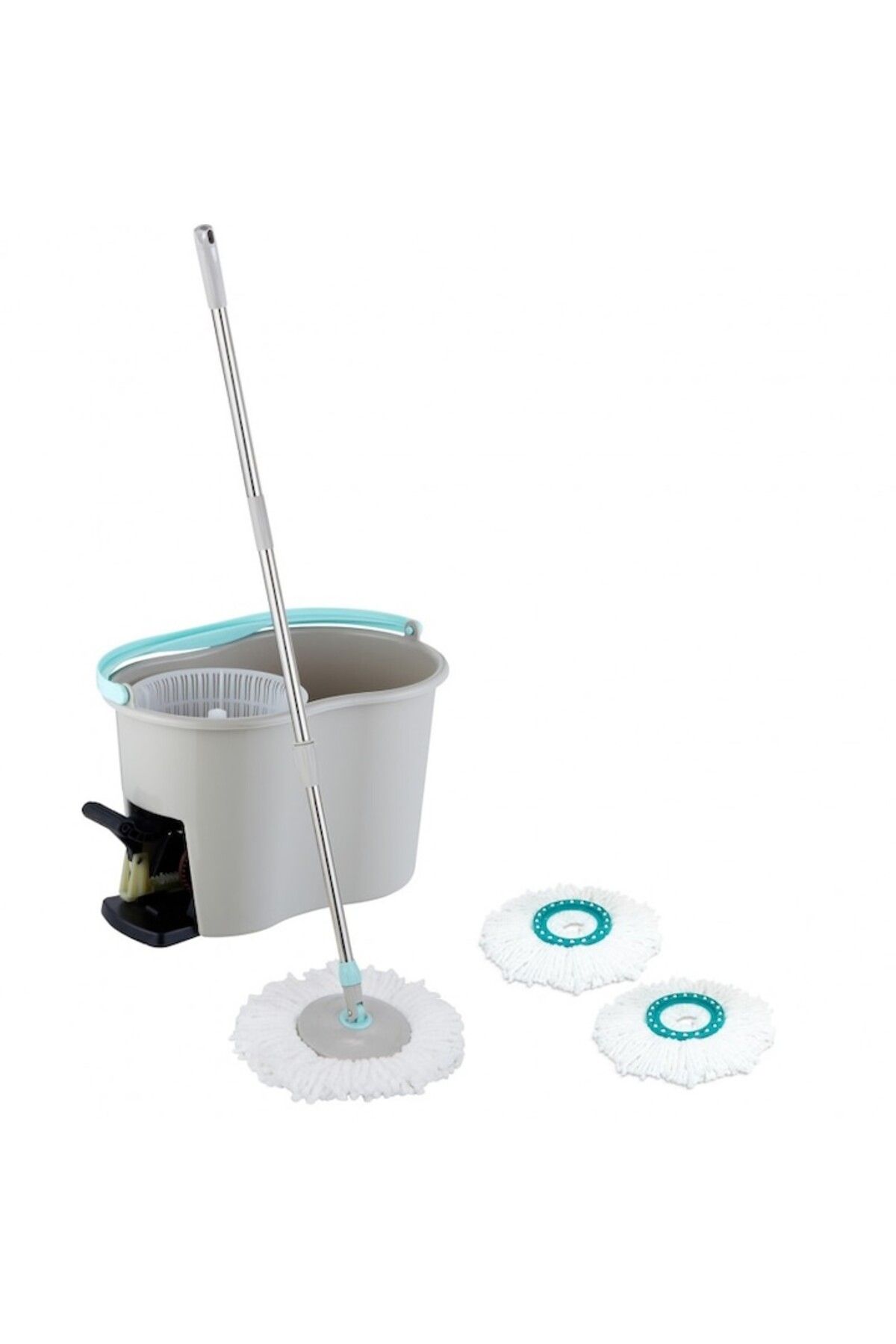 OEM-Set of two cleaning accessories, rotating mop and bucket with quick-squeeze system 2