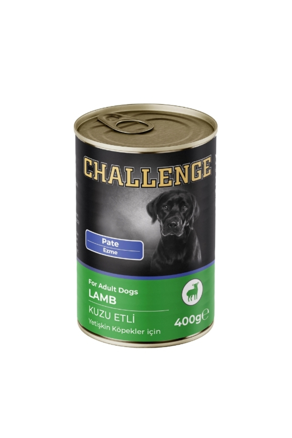 Challenge Pate Kuzu Etli Yetişkin Konserve Köpek Maması 400 Gr