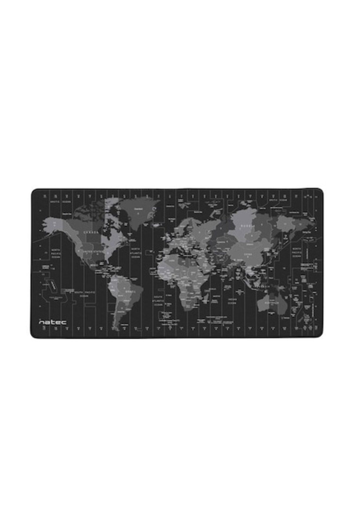 Natec-Mousepad Natec, Textil, 800 x 400 mm, Negru/Gri 1