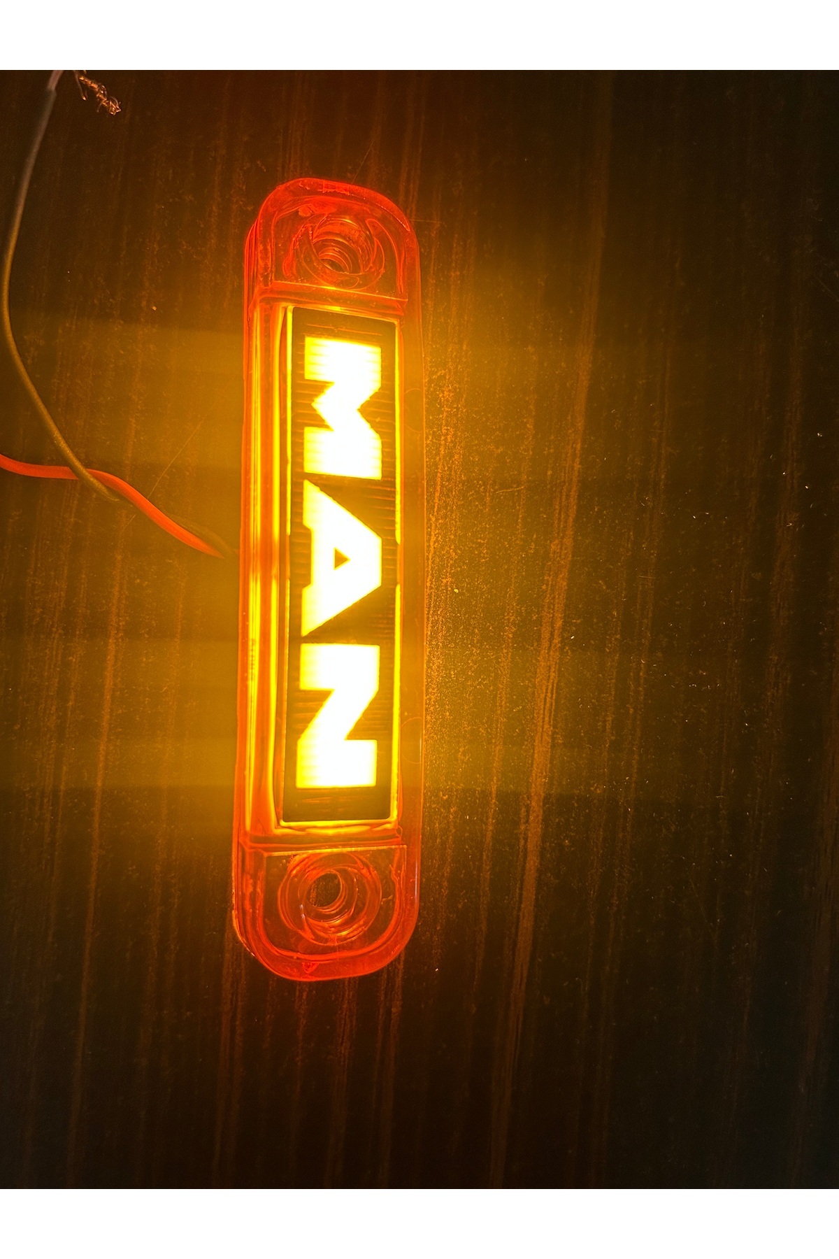 KIR OTOMOTİV Logolu parmak lamba sarı 12.24 volt