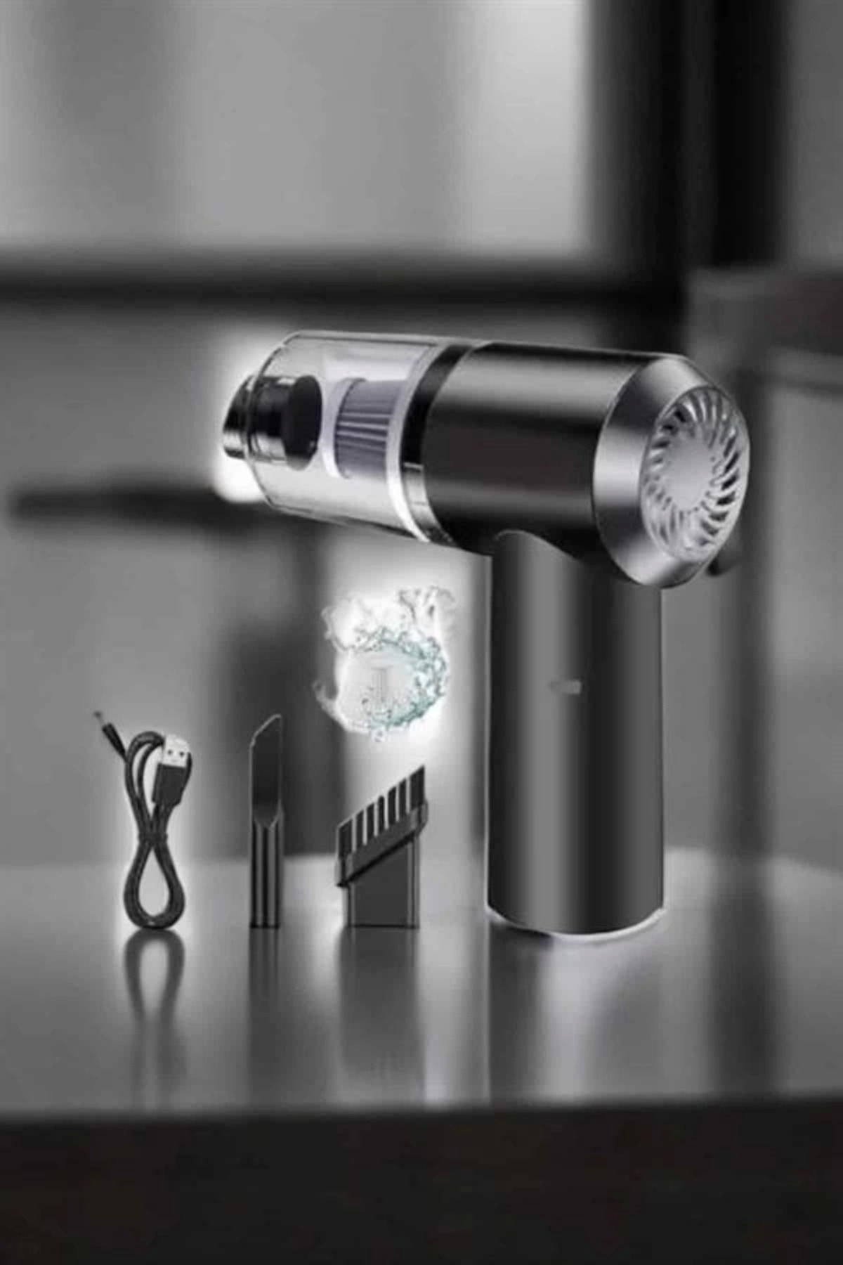 ÇAVDAR Araç İçi Süpürge Filtreli Şarjlı Süpürge Vakumlu Yıkanabilir