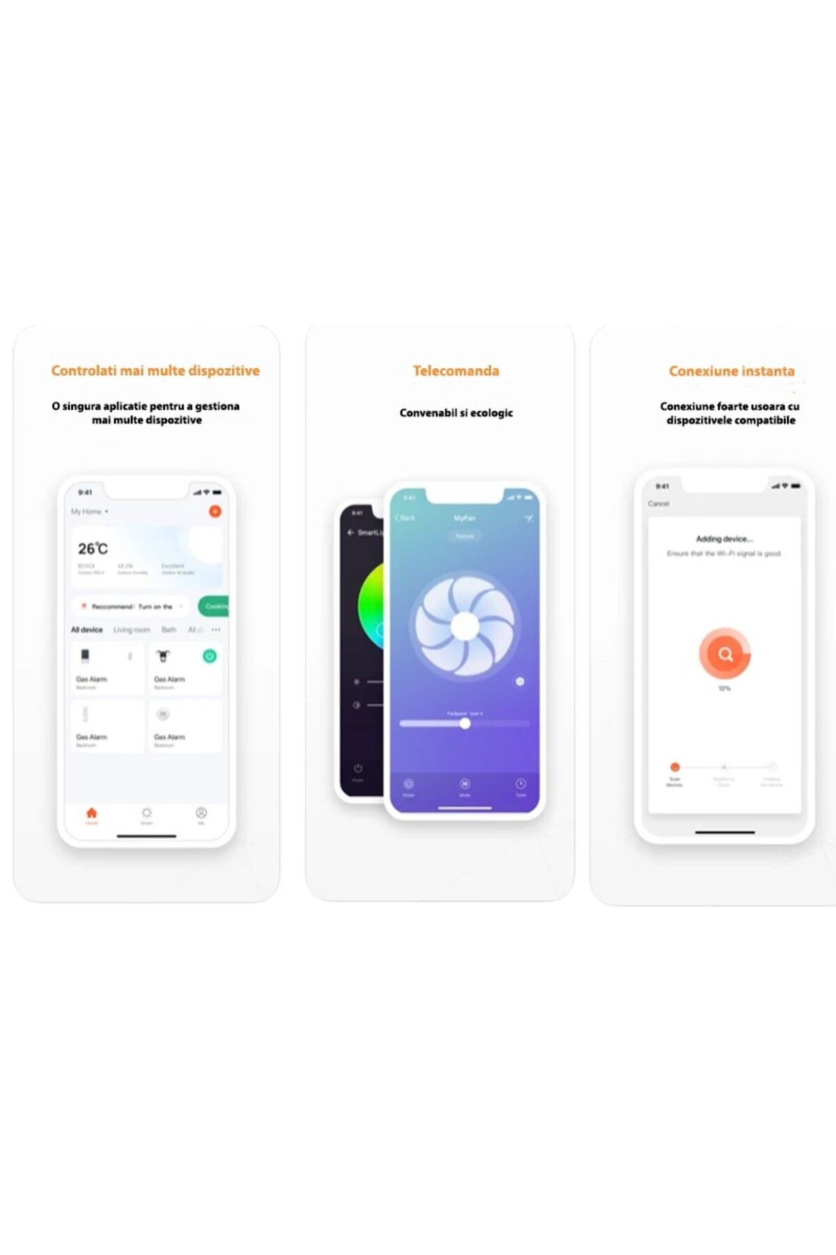 MasterLED-Comutator tactil inteligent simplu, WiFi, Android și iOS, indicator LED, alb 4