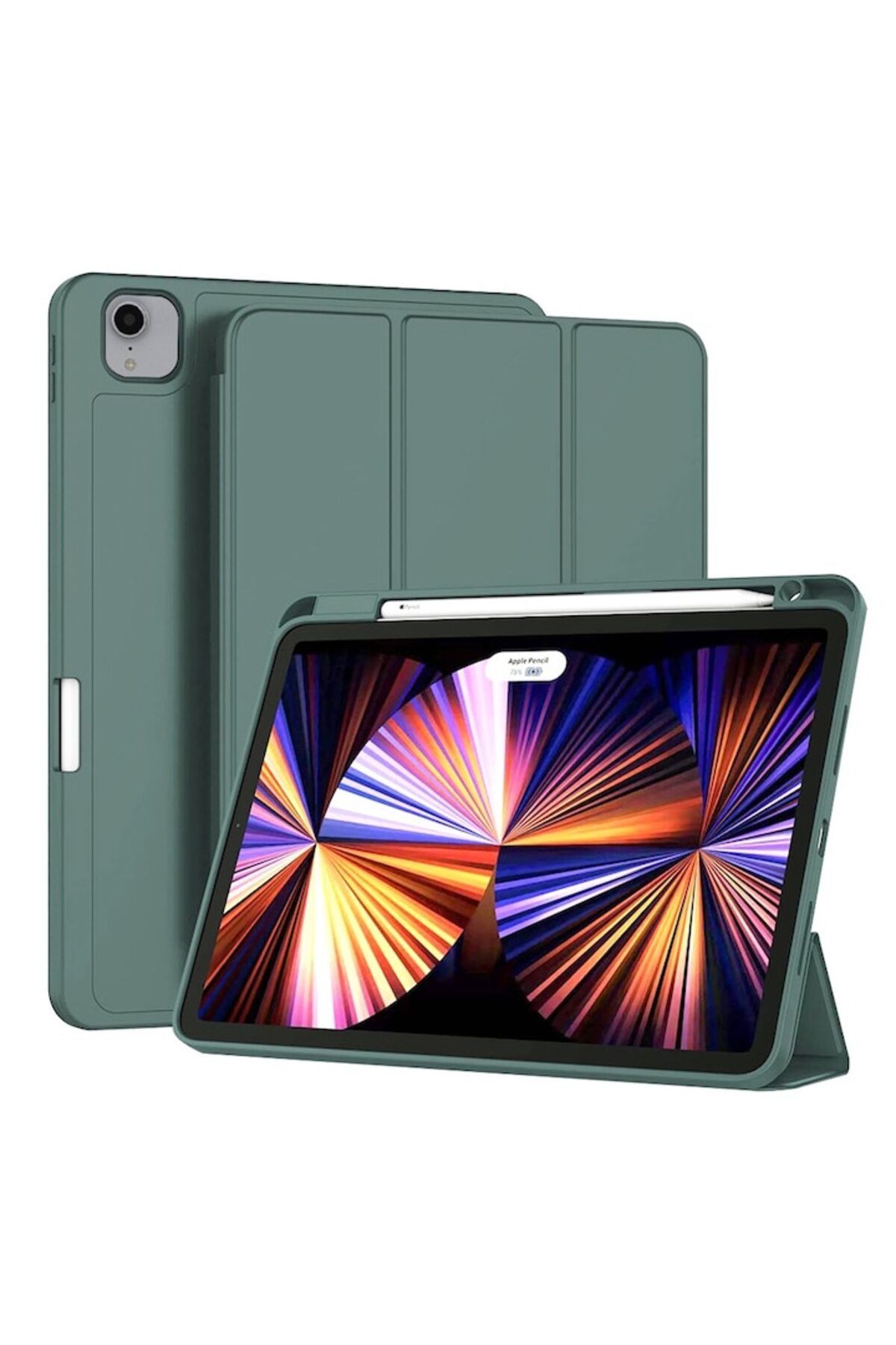 Rao-Case compatible with iPad Pro 11 2018/2020/2021/2022, Flex Trifold, V50, TPU, Intense Green 2