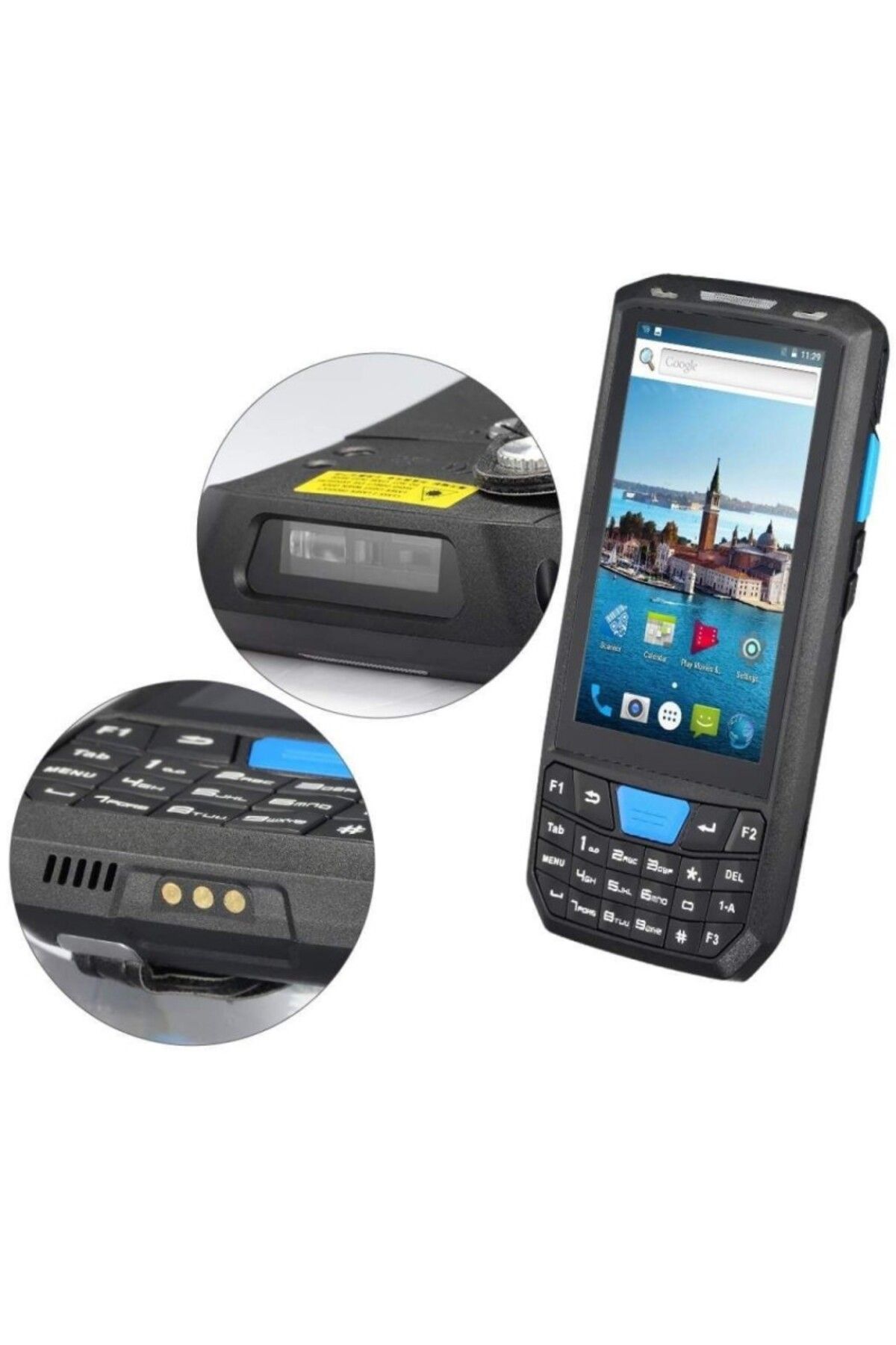 PRC-Cititor de coduri de bare 2D PDA, Bluetooth, WiFi, slot SIM POS 4G, TF, GPS 4