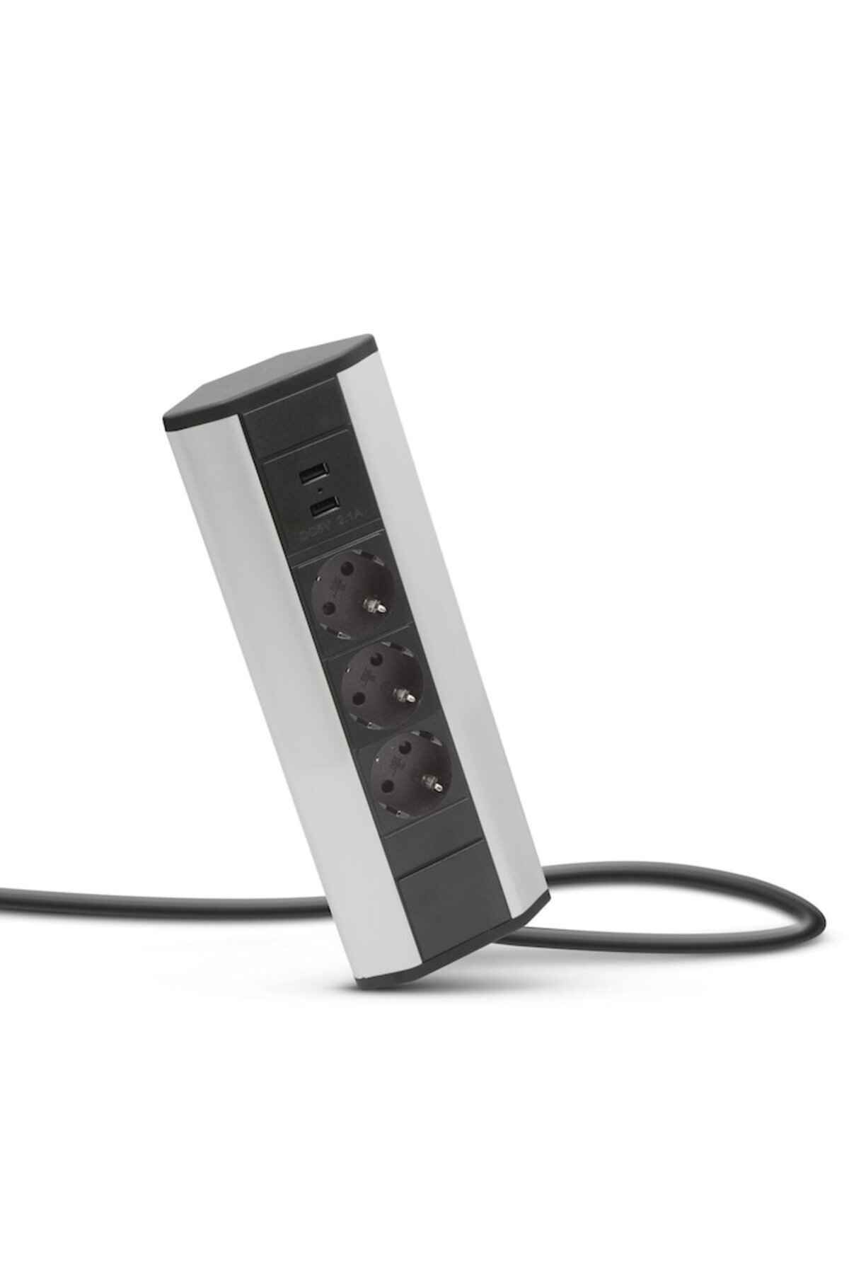 Primlife-Bloc Multiprize Incorporabil de Colt Rabatabil + 2x USB, 2,1a 3