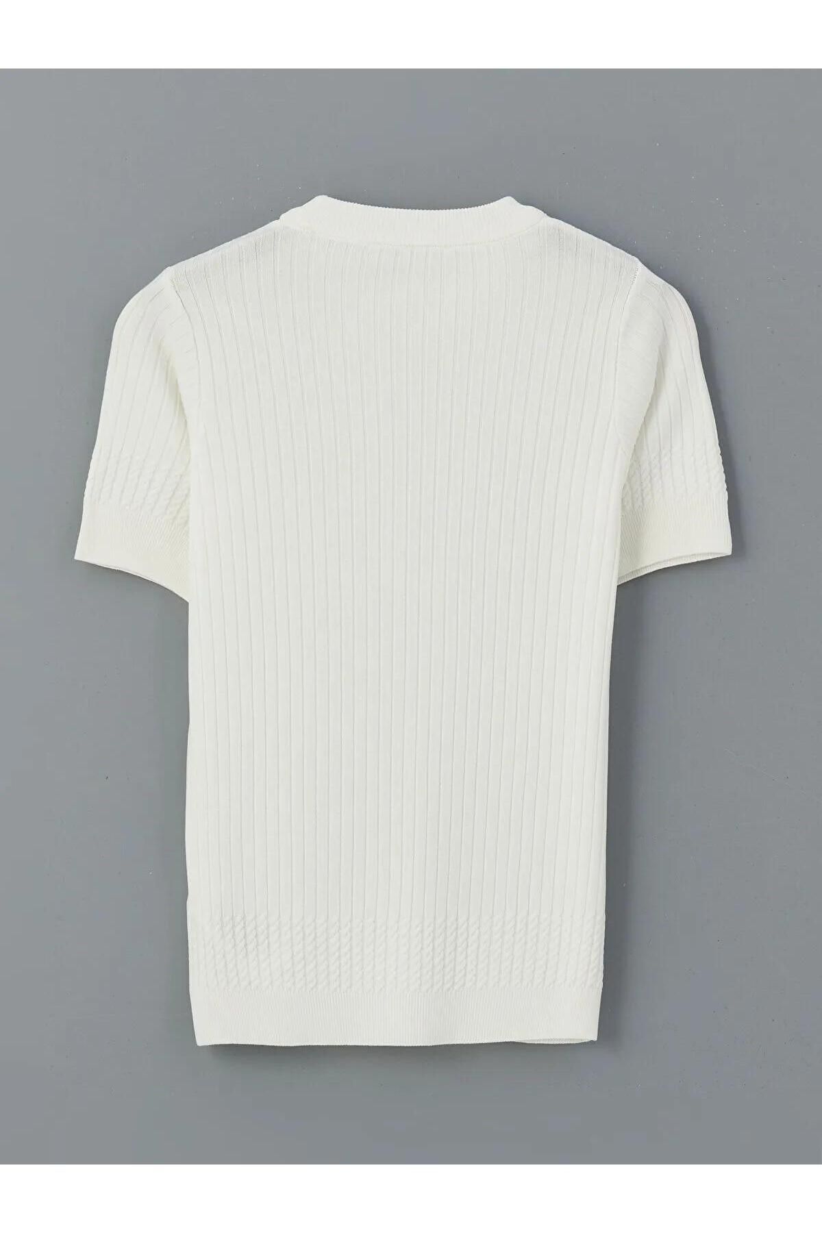 LC Waikiki-Pulover LCW Modest Crewneck pentru femei (W5) 5
