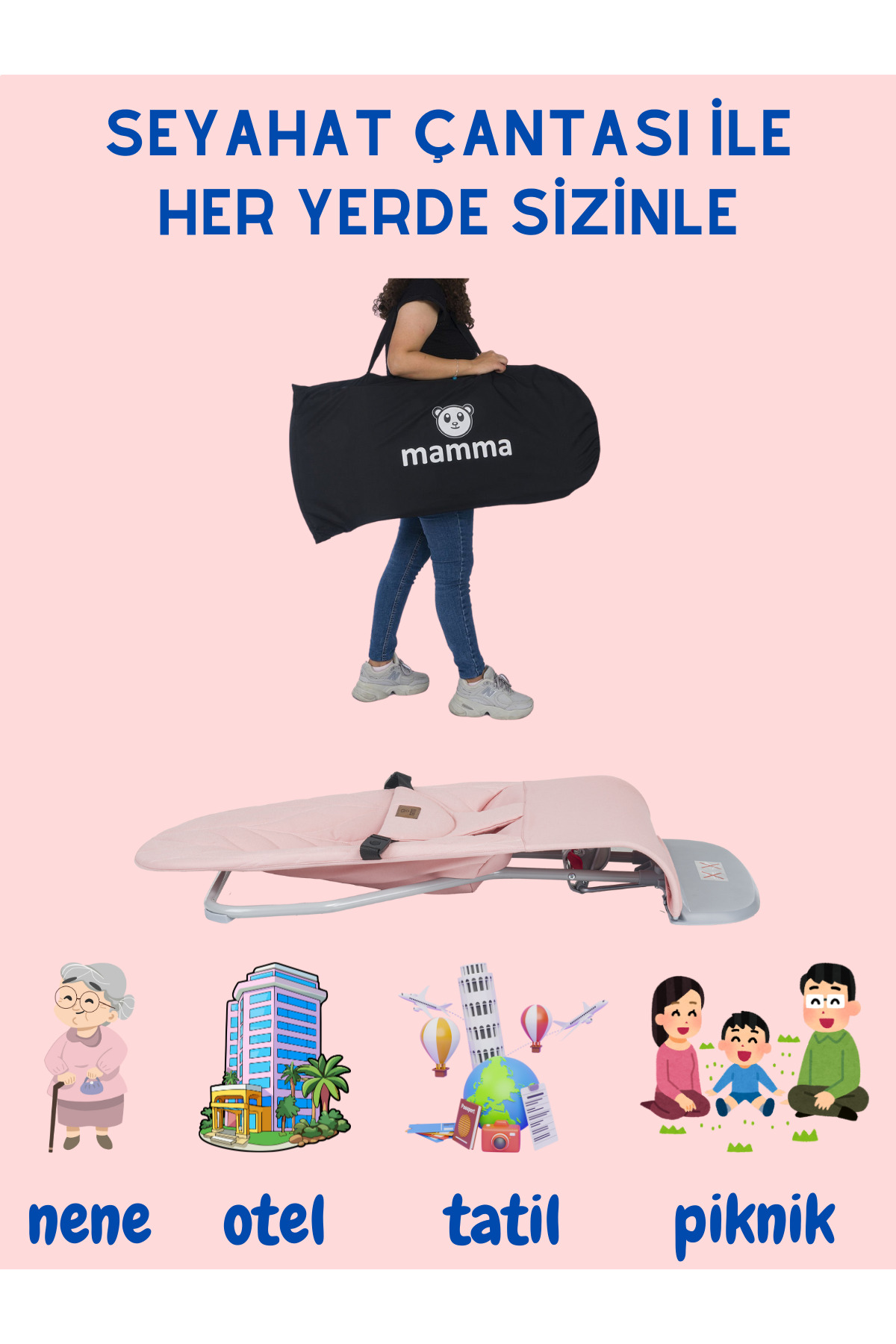 Mamma Deluxe Cotton Oyuncaklı Ana Kucağı + Ekstra Kılıf Ve Seyahat Çantası fotoğrafı 6 (önizleme)