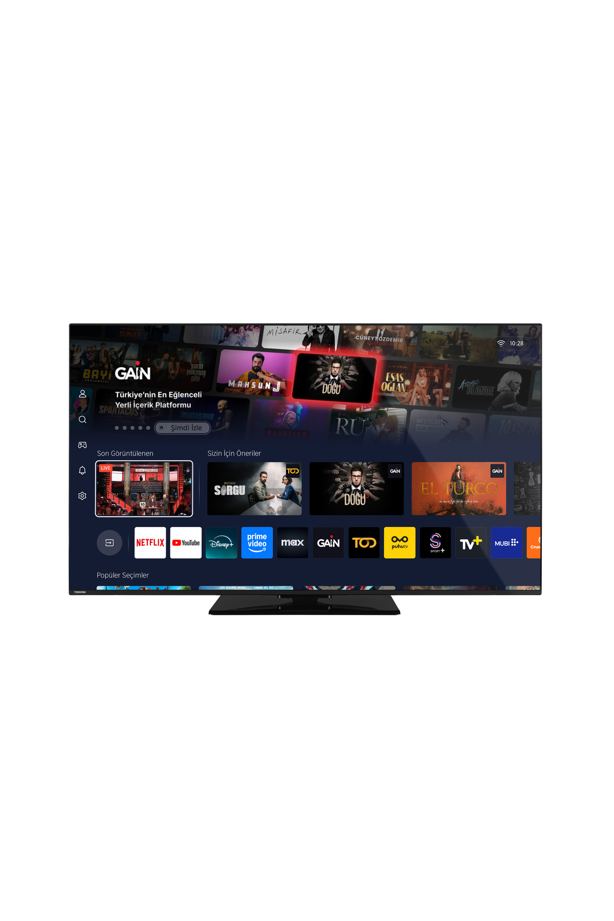 65UV3463DT 65" 165 Ekran Uydu Alıcılı 4K Ultra HD Smart Vidaa TV