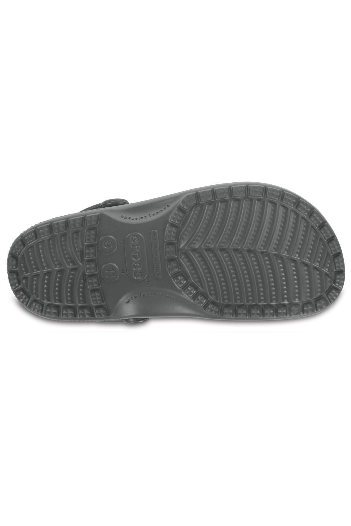 Crocs-Класически сиви унисекс чехли 4