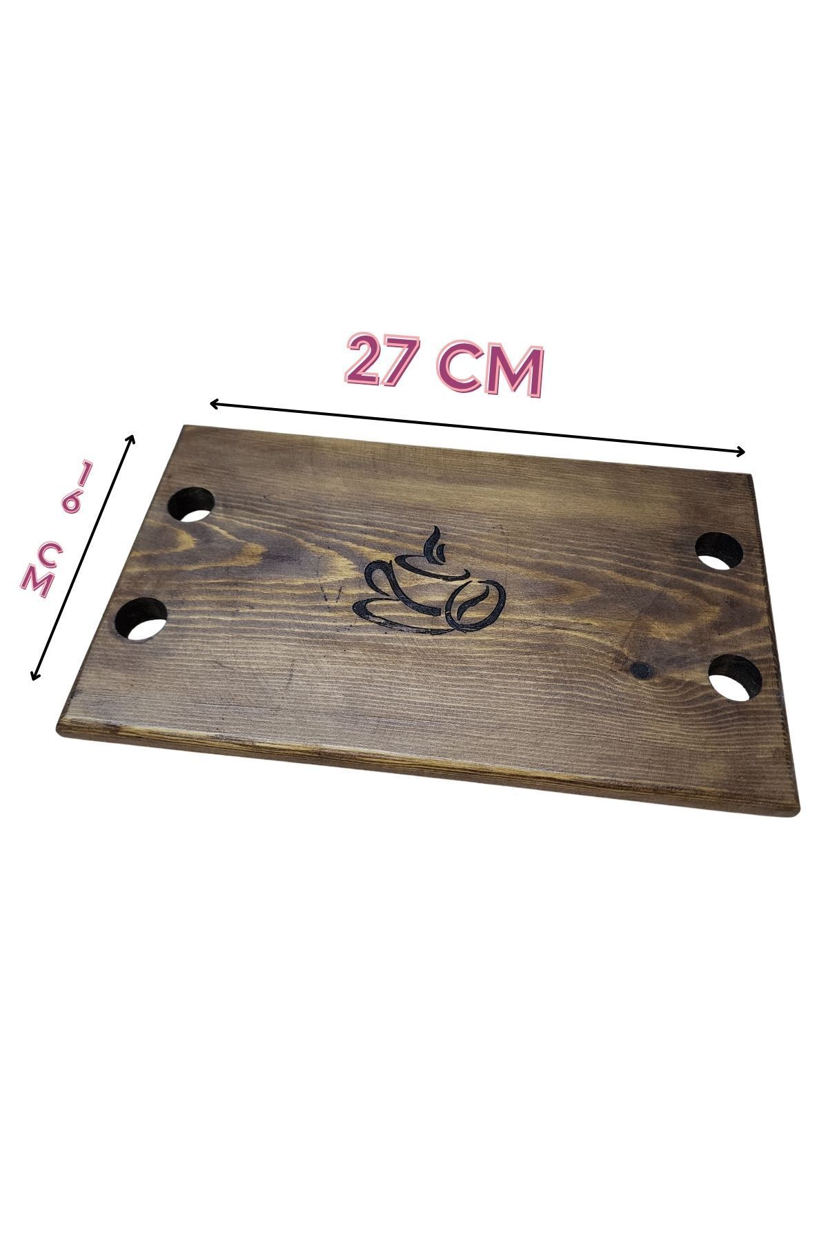 Myend-Wooden Presentation Board, Cutting Presentation Board Rectangular Presentation Stand Coffee Cheese 5