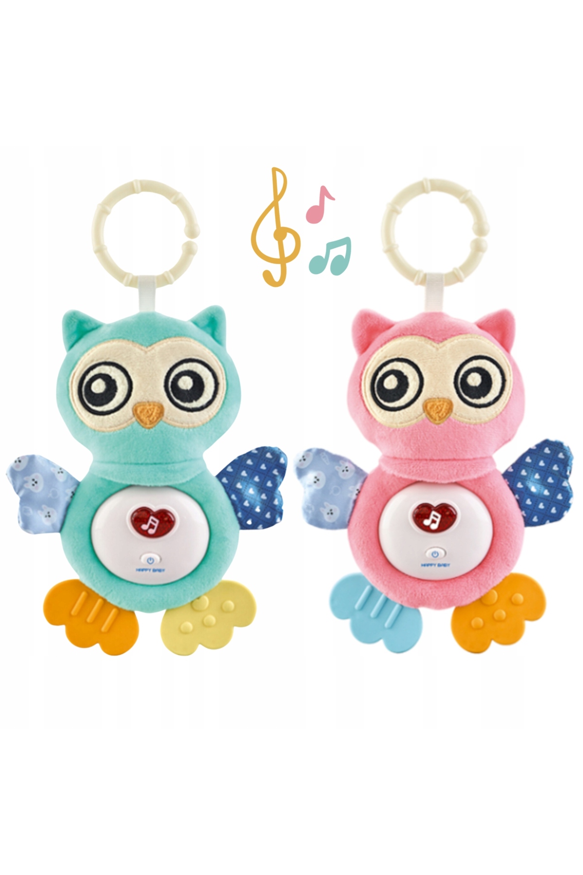 hediyecik Bebek Uyku Arkadaşı Sevimli Peluş Baykuş Sesli Işıklı Diş Kaşıyıcılı 19 Cm fotoğrafı 6 (önizleme)