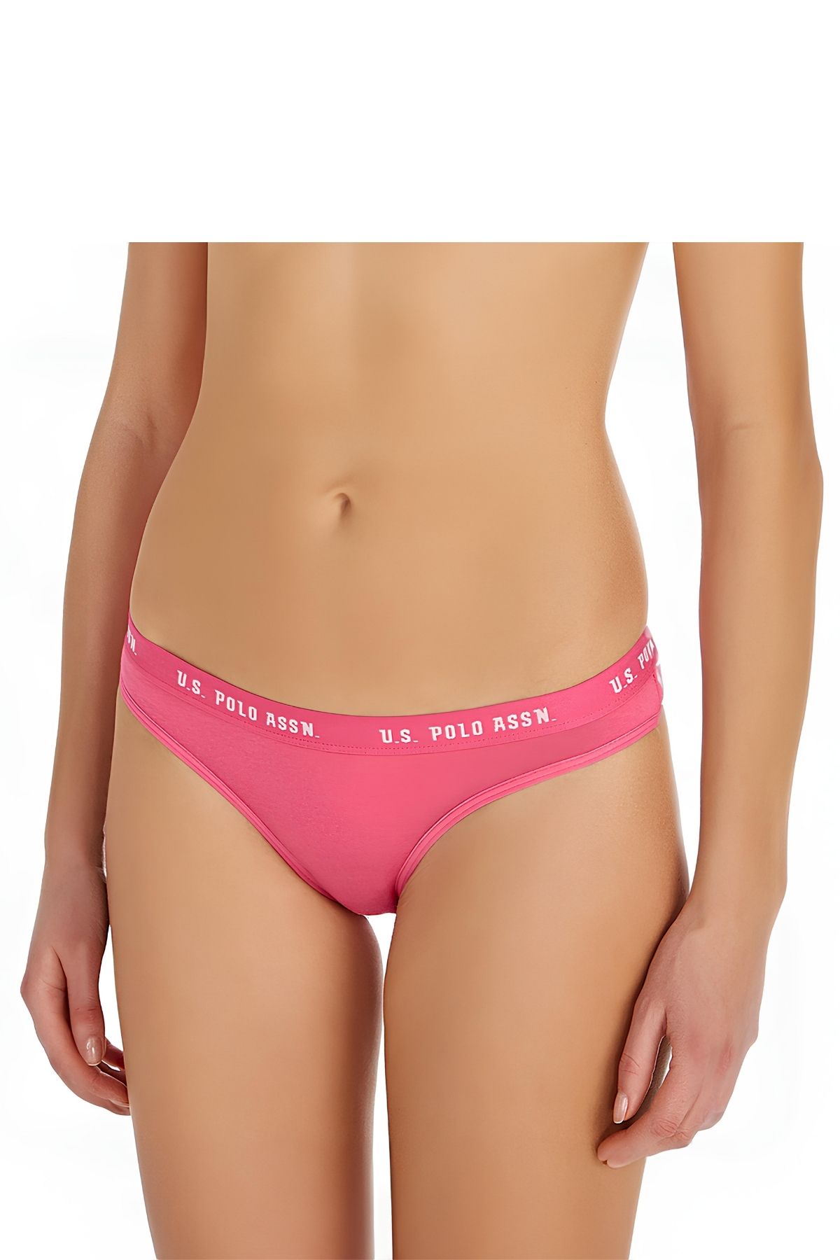 U.S. Polo Assn.-Chiloți pentru femei, bumbac, alb - fucsia - bleumarin, 3 piese 4