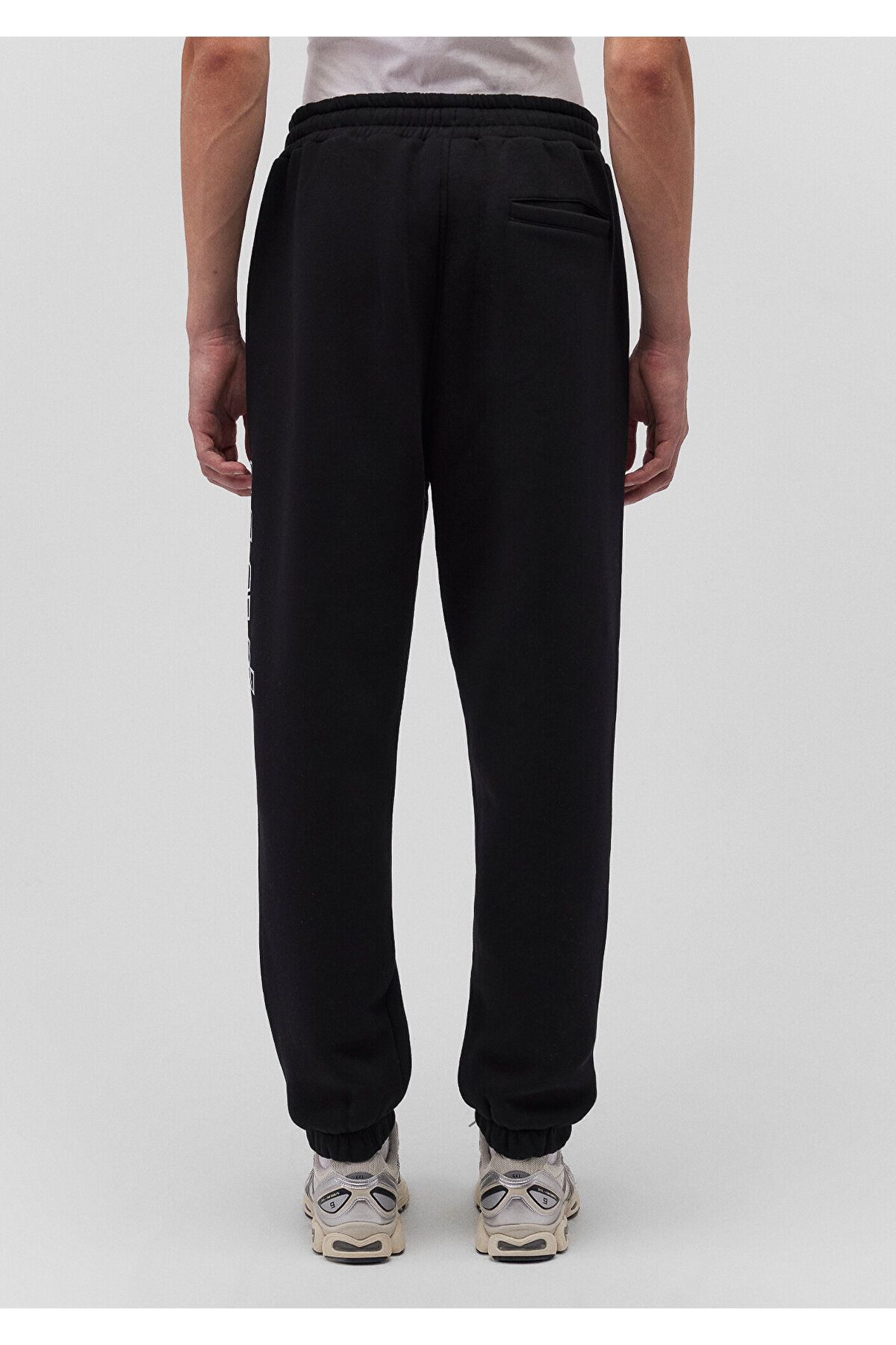 Mavi-Logo Printed Black Sweatpants 0010208-900 5