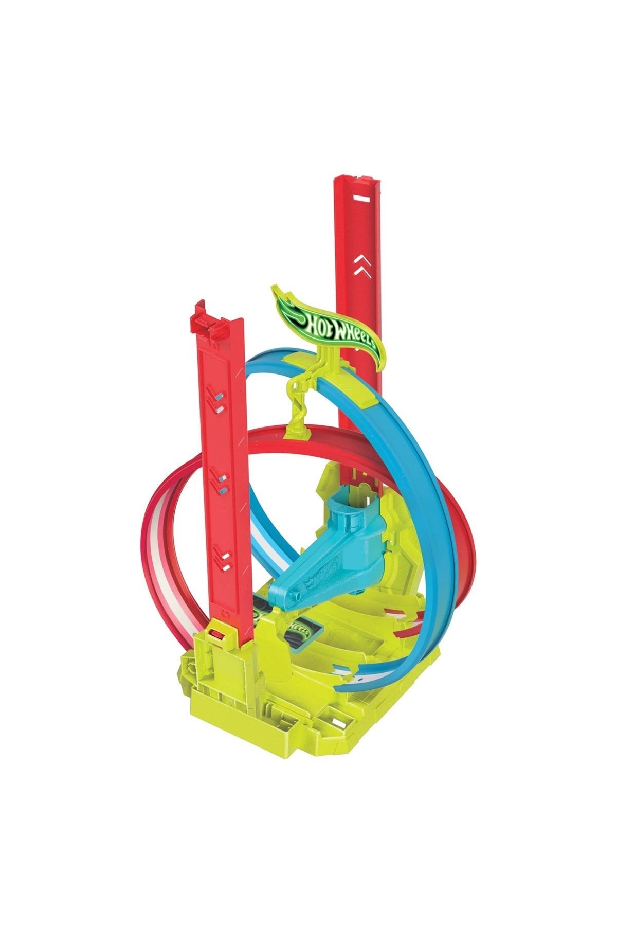 HOT WHEELS HPC05 Hot Wheels Neon Yarışlar Çifte Çemberde Yarış Seti fotoğrafı 2 (önizleme)
