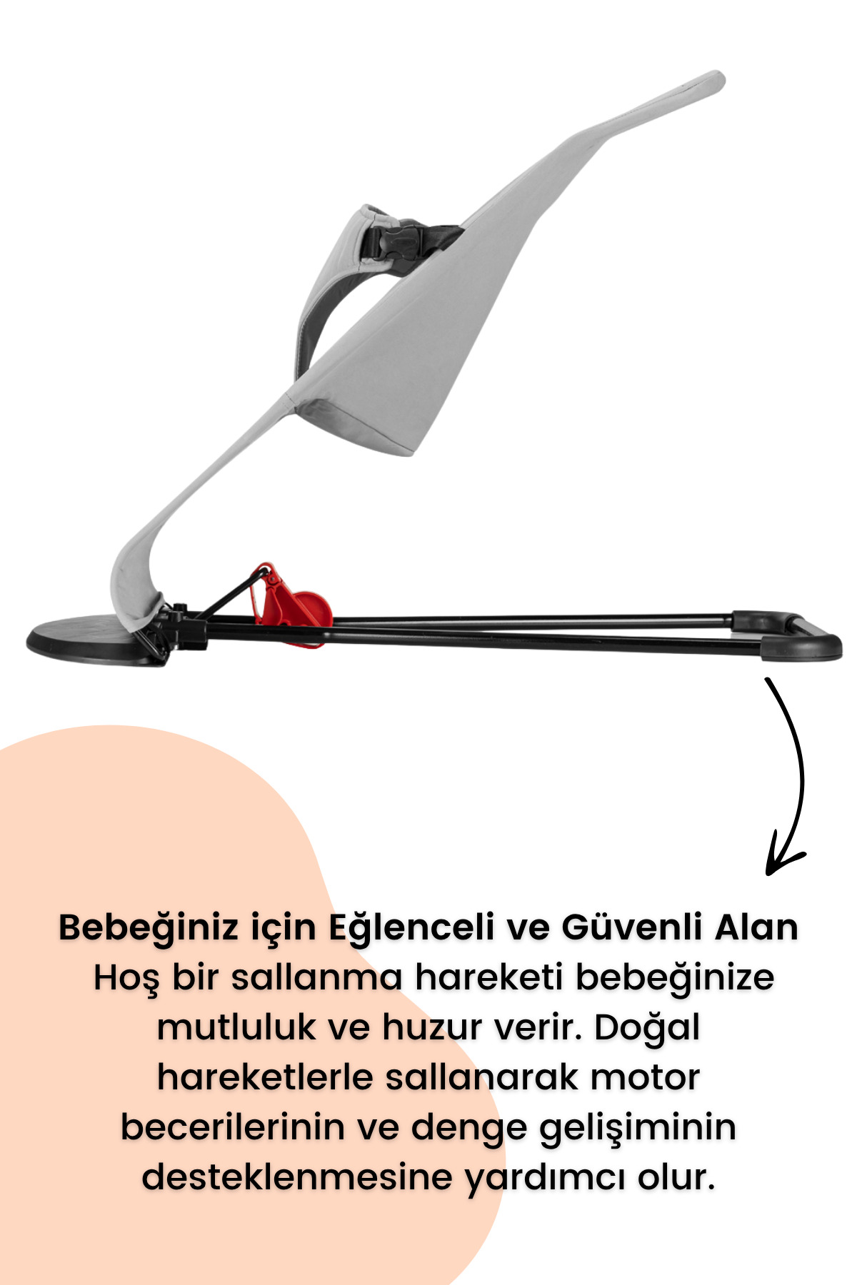 Gulz Sleeper Kademeli Sallanır Ana Kucağı fotoğrafı 4 (önizleme)