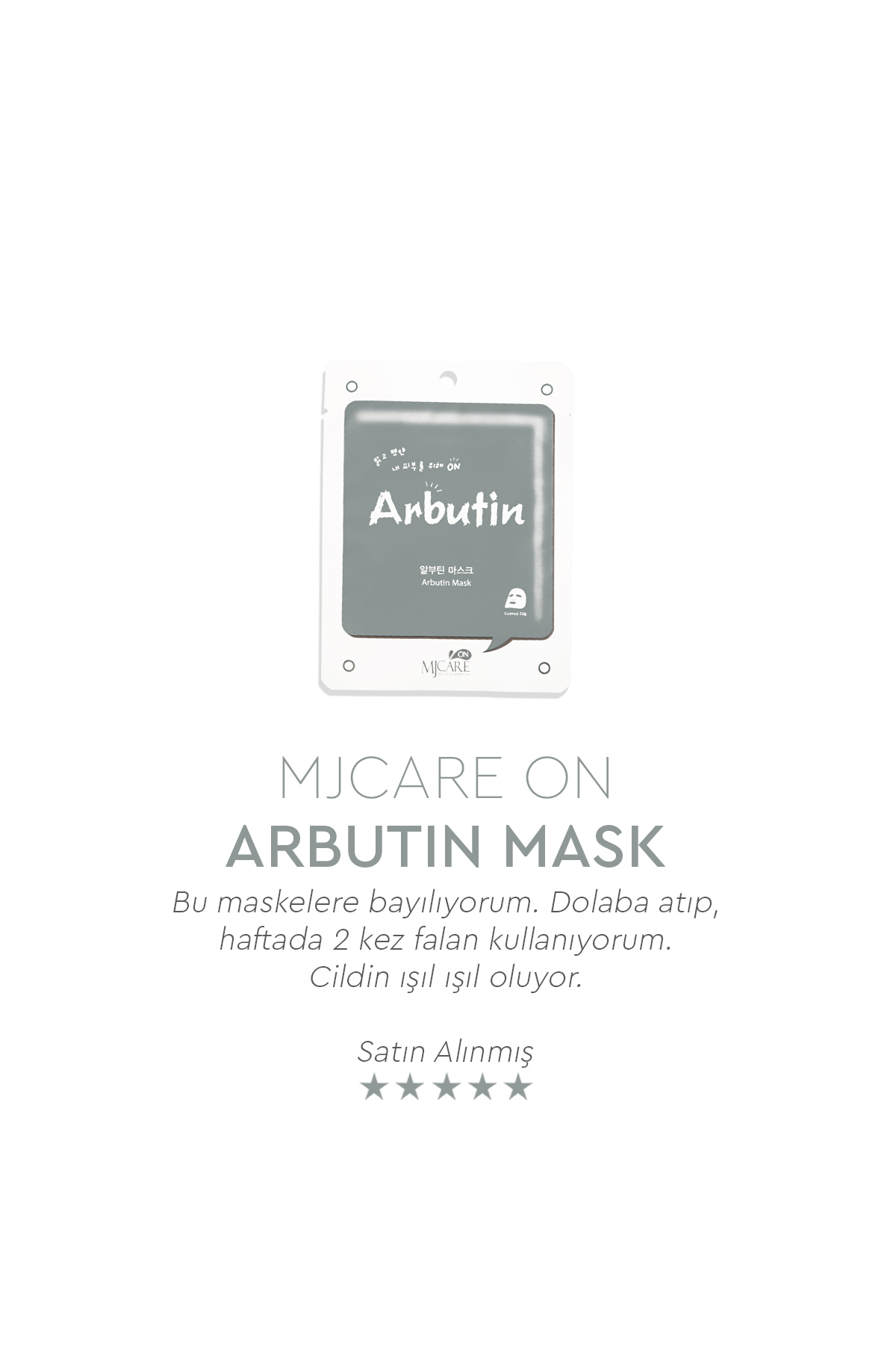 On Arbutin Mask - Arbutin Özlü Yüz Maskesi 10'lu — 1518954 — تصویر 7 از 7