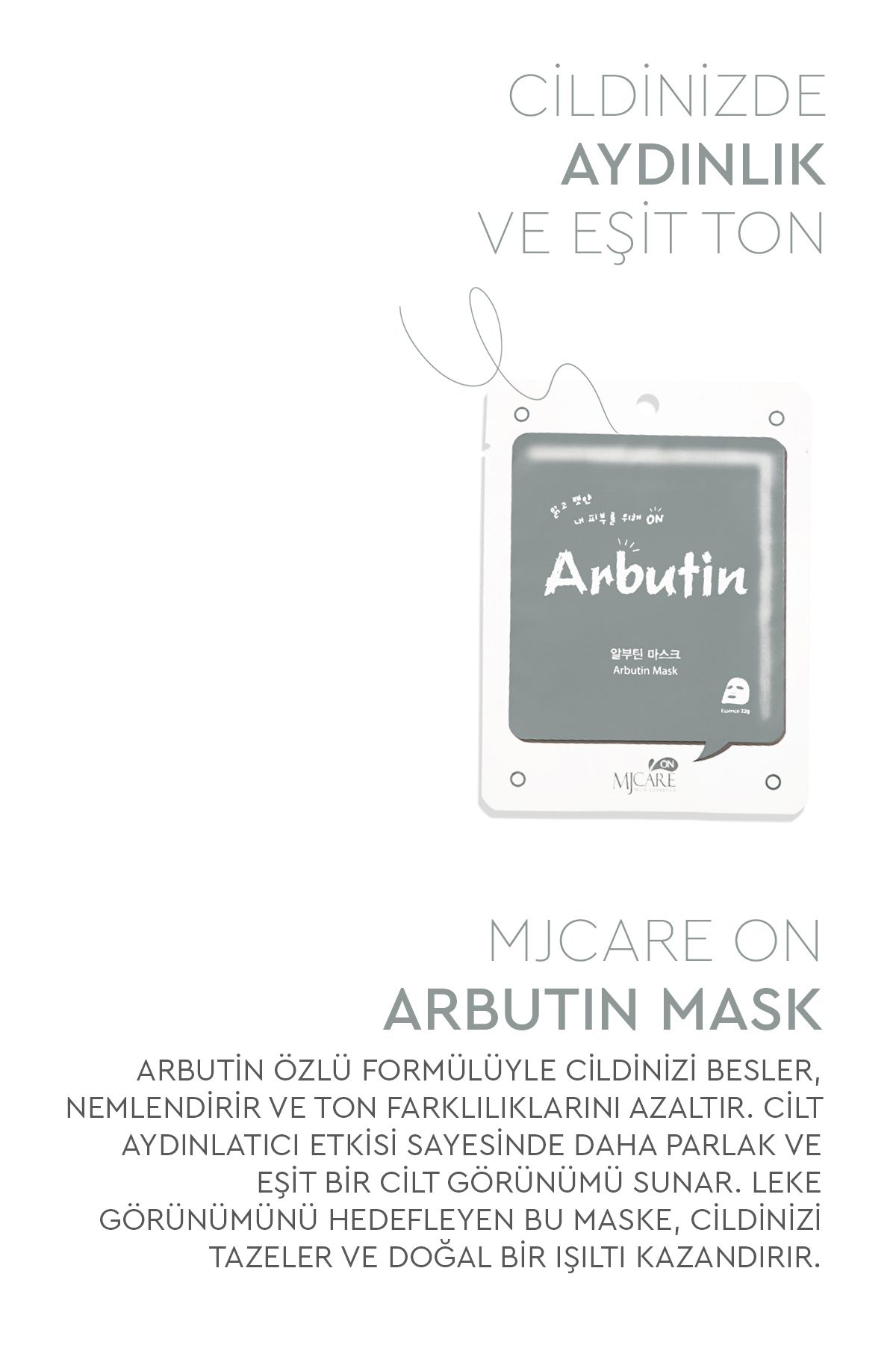 Mjcare-Arbutin Extract Face Mask Pack of 588092208001535 3