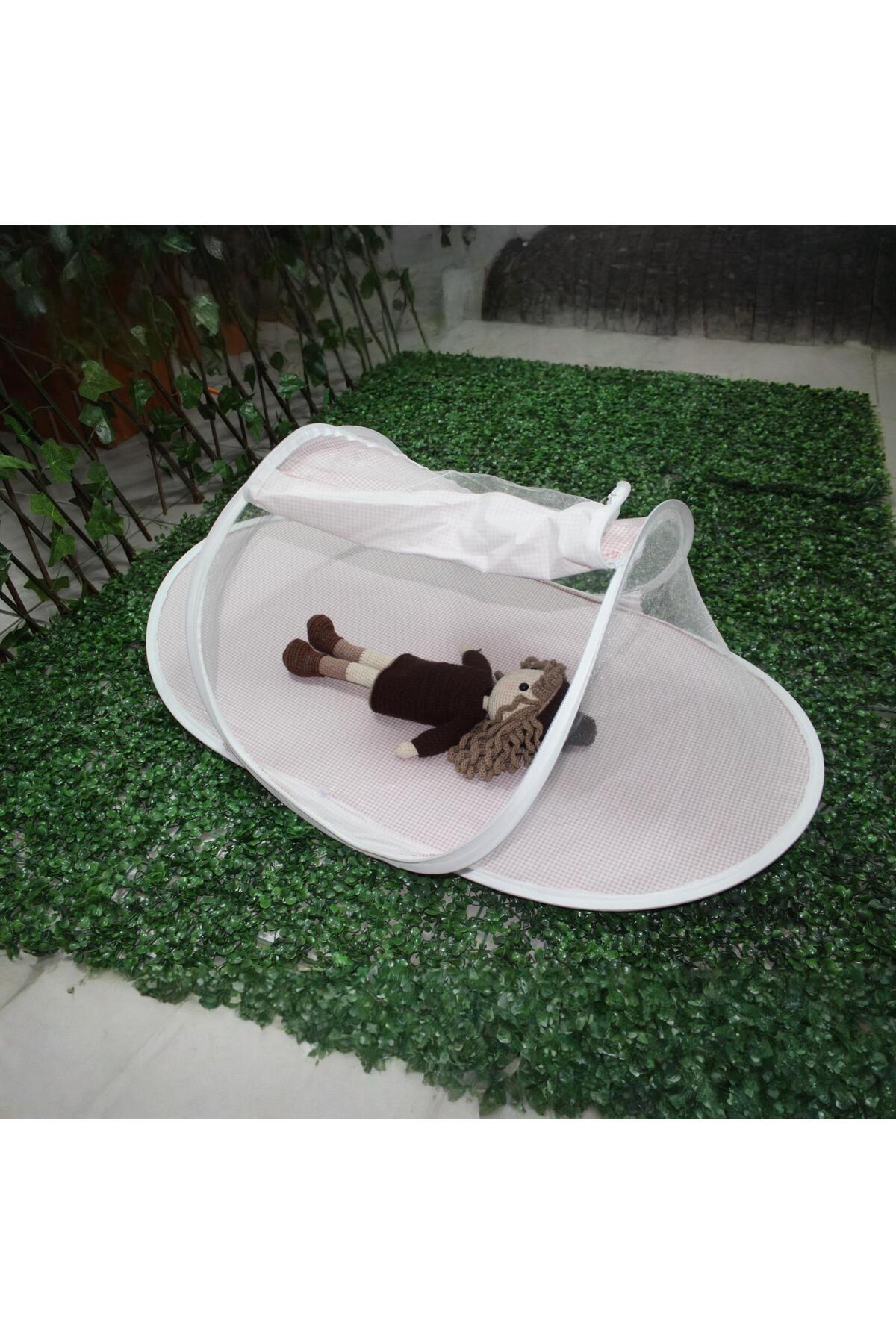 RAMDET Katlanılabilir Bebek Cibinlik 0-12 ay Bebek Tül Sineklik Haşere Koruyucu Bebek Çadırı fotoğrafı 3 (önizleme)