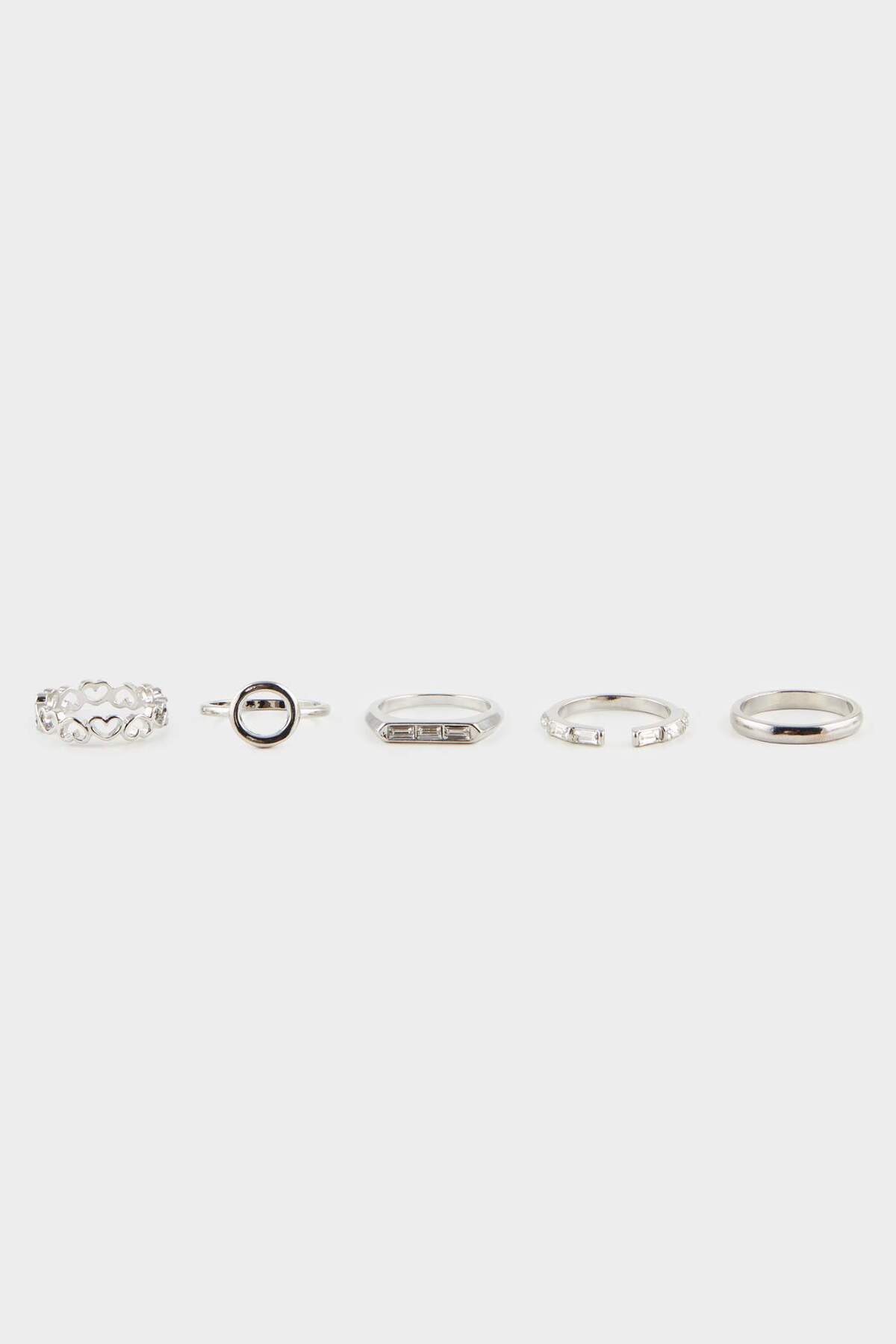 DeFacto-Women's 5-Piece Gold Ring F1320Axns 2