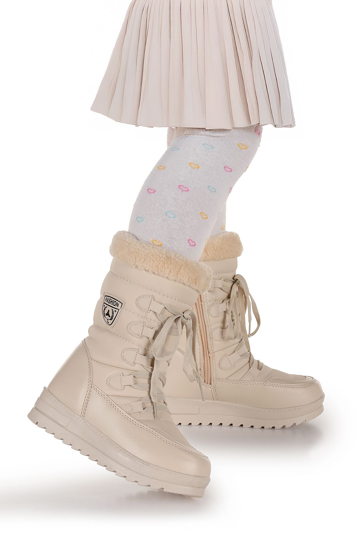 Twingo-Girl's Thermal Sheepskin Snow Boots - Twg 995 3