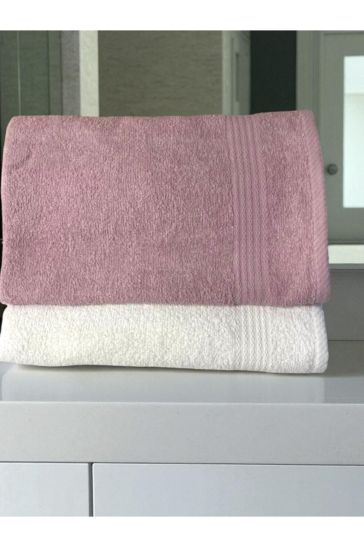 MixCotton Home-100% Cotton 140X70 cm Large Size 2 Pack Bath Towel 4