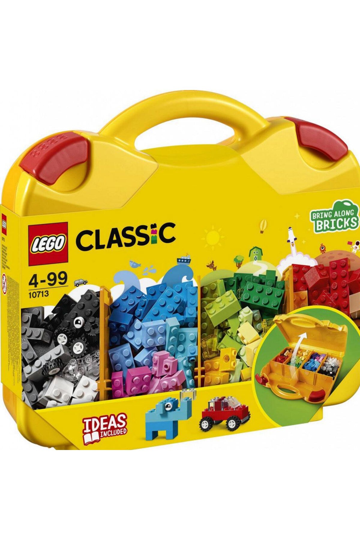 LEGO-حقيبة إبداعية كلاسيكية 10713 - مجموعة بناء ألعاب للأطفال من سن 4 سنوات فما فوق (213 قطعة) 5