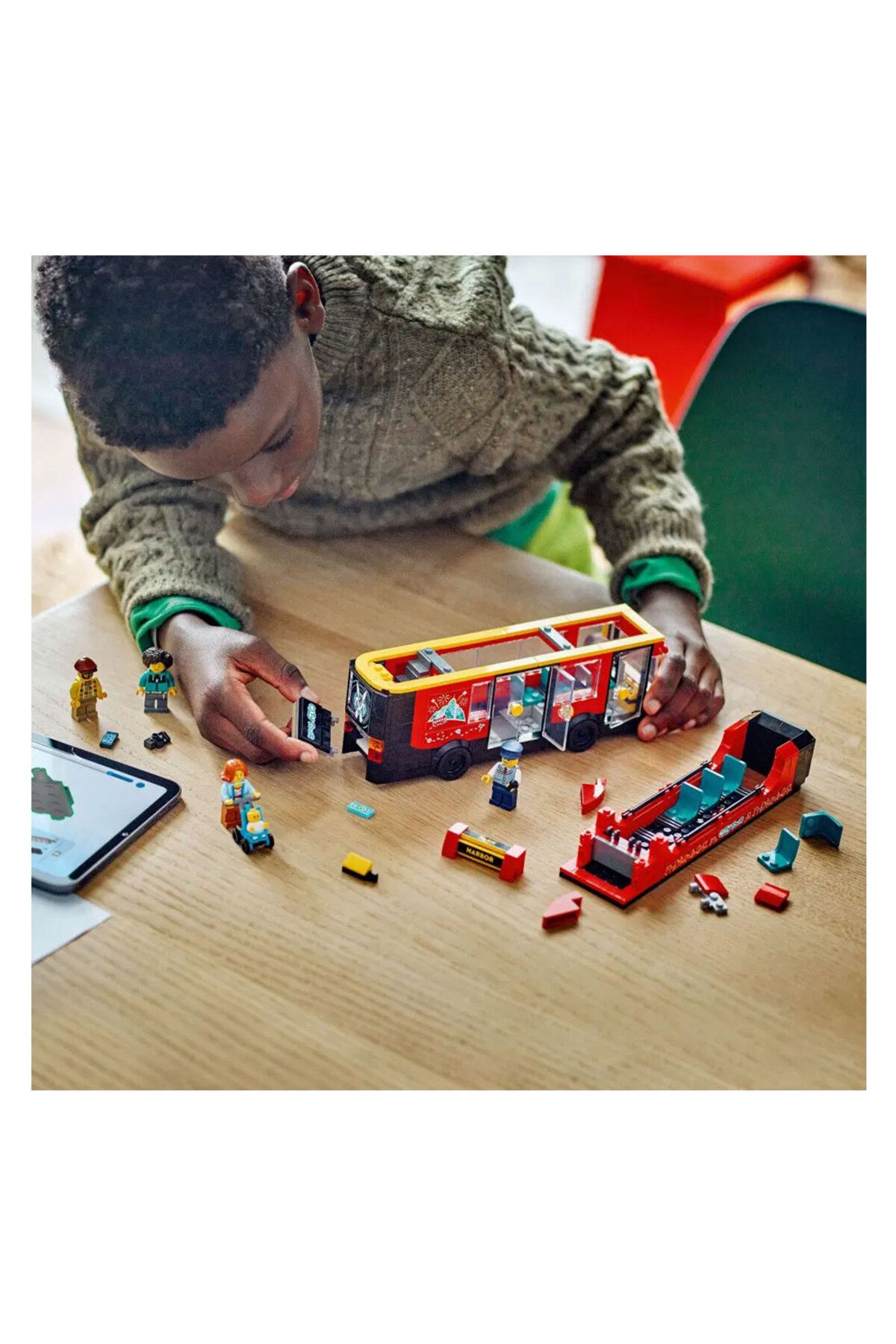 LEGO-® حافلة سياحية حمراء ذات طابقين 60407 6