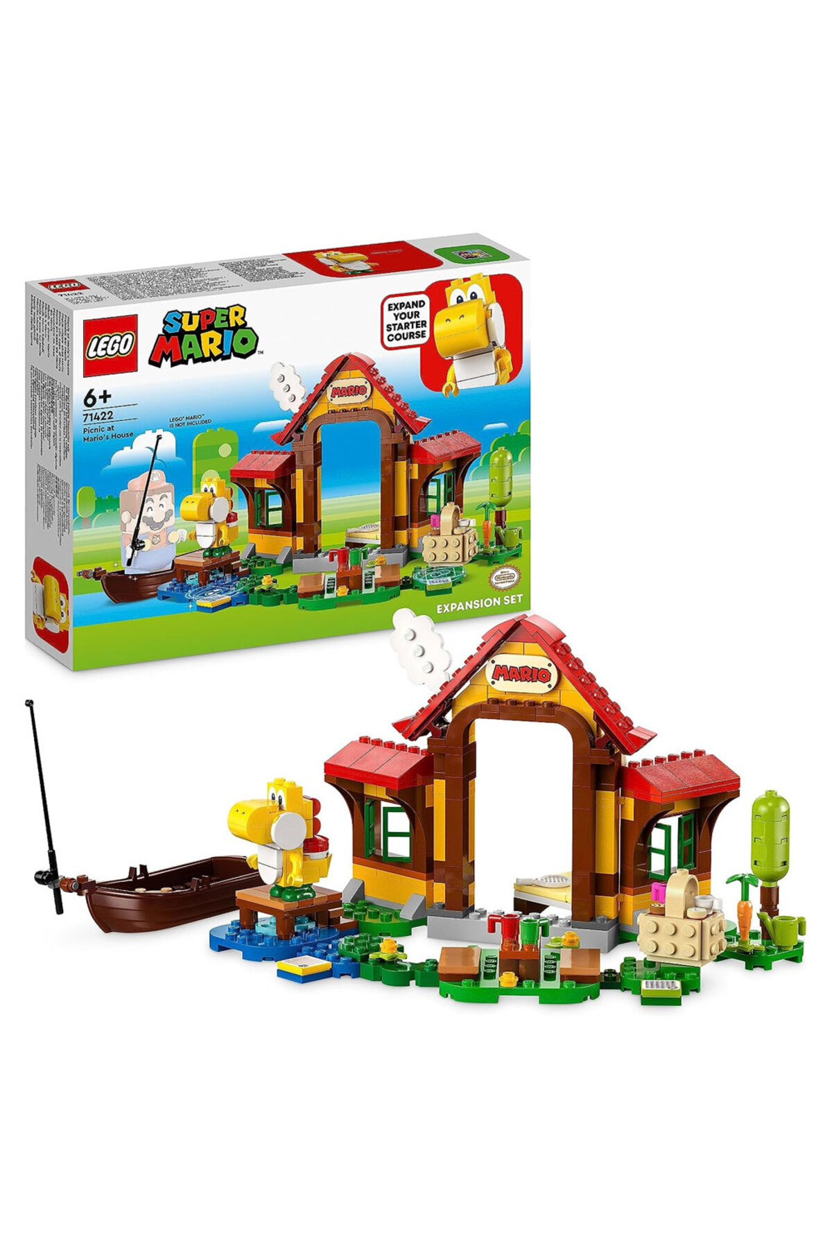 LEGO Super Mario Marionun Evinde Piknik Ek Macera Seti 71422