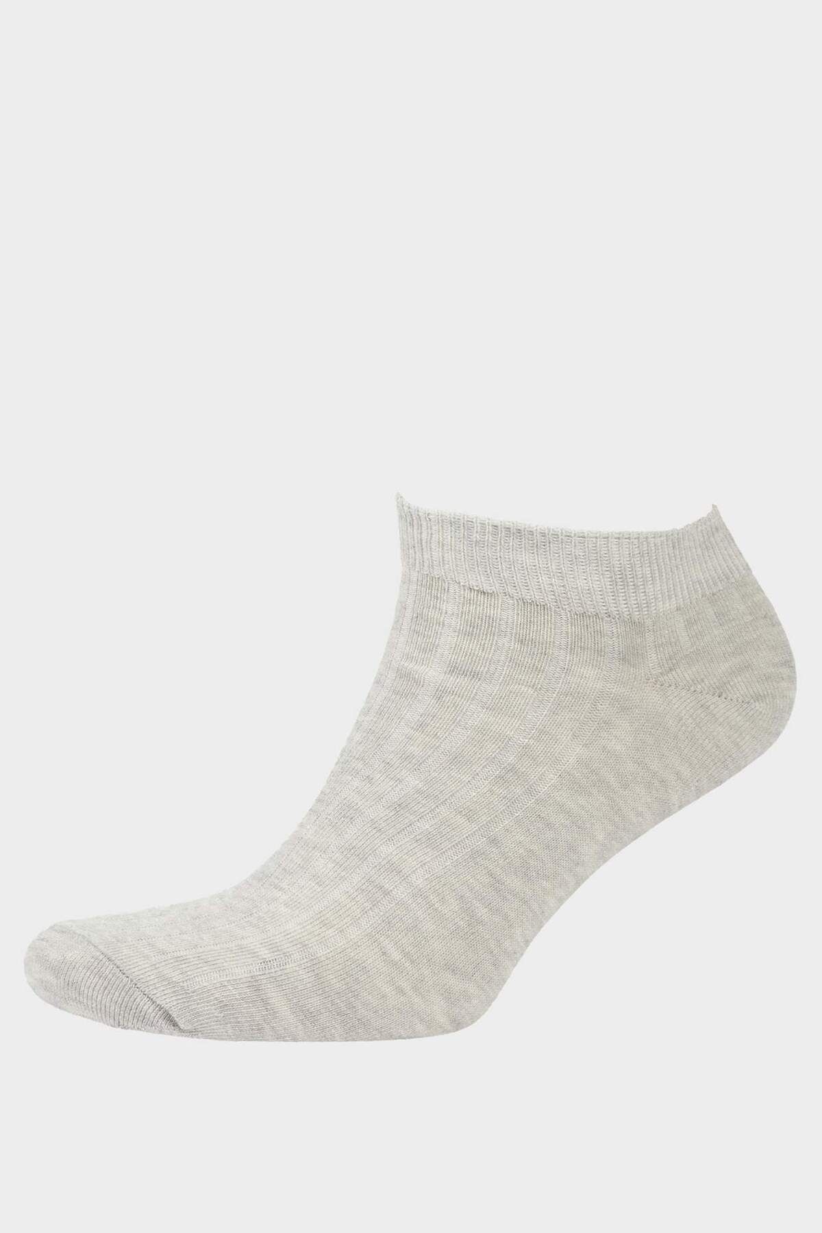 DeFacto-Herren 5 Stück Baumwolle Booties Socken F5758AXNS 6