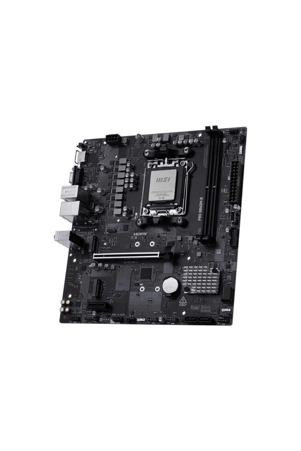 Hedef Market-Msı Pro B840M-B Am5 Ddr5 8000Mhz(Oc) HDMI Vga 2X M.2 USB 5 Gbs 2.5g Lan Matx 2