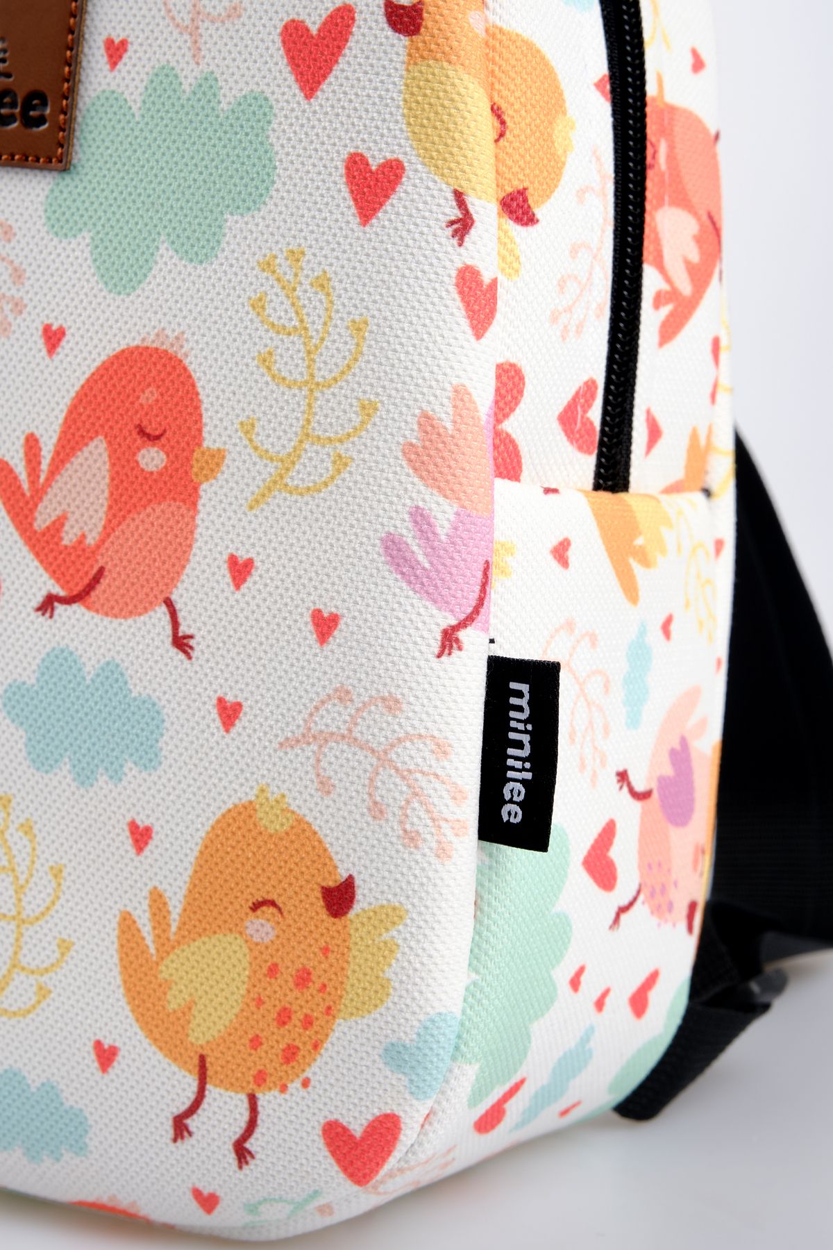 Minilee-Cheerful Birds 0-8 ετών - Παιδική τσάντα πλάτης νηπιαγωγείου, νηπιαγωγείου [με ειδικό κουτί] 5