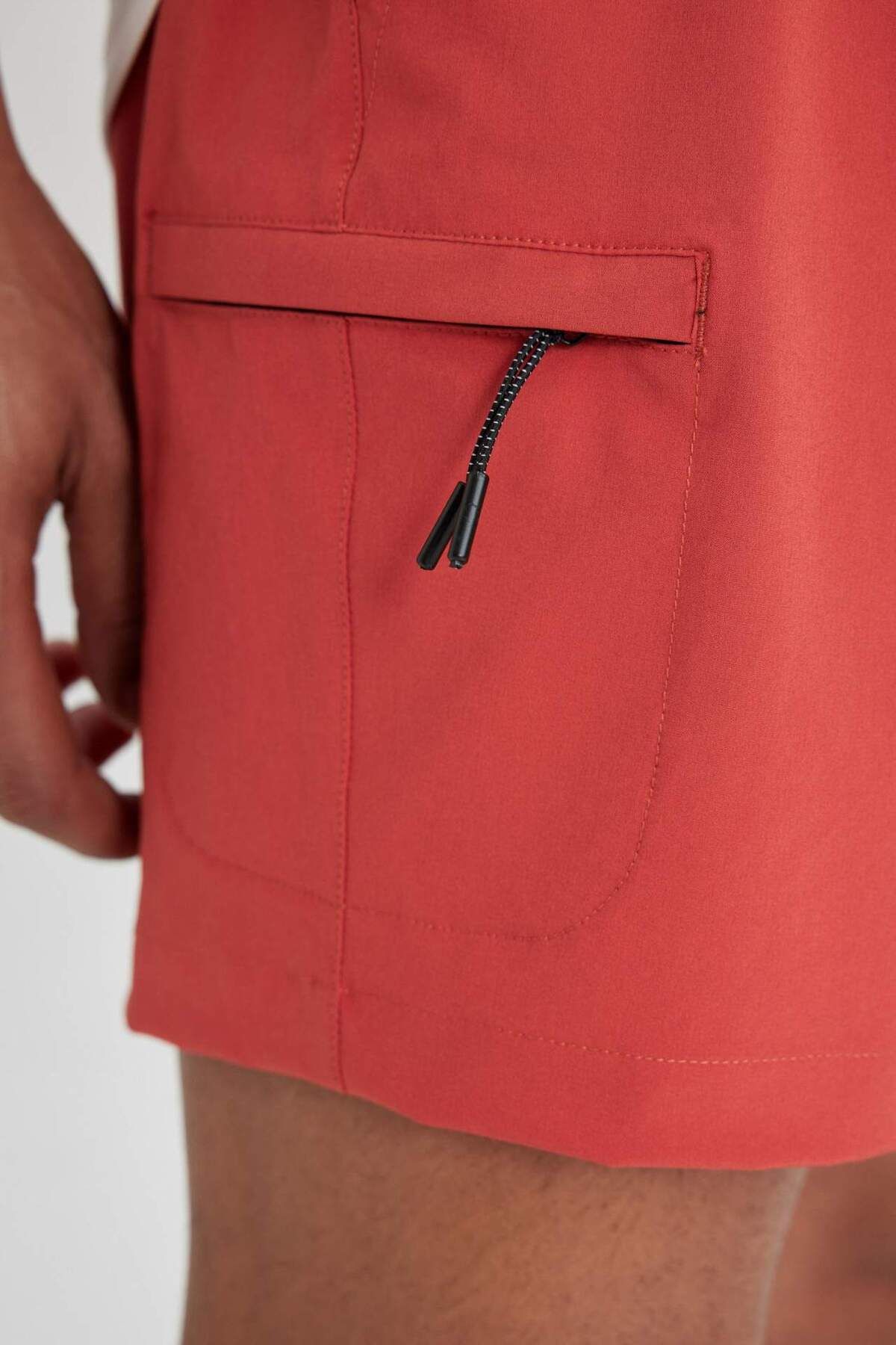 DeFacto-Defactofit Printed Flexible Textured Short Length Sportsman Swim Shorts C5138Ax25Hs 8