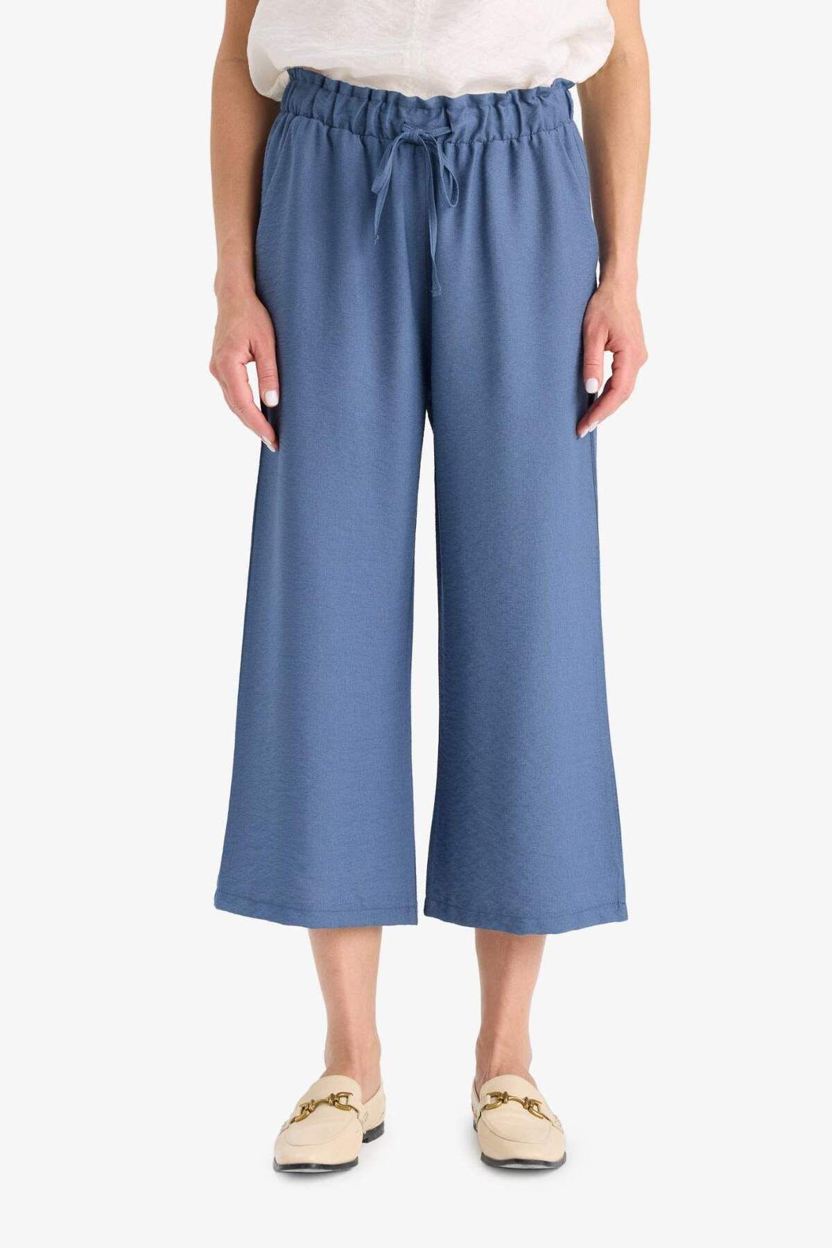 DeFacto-Flat Leg with Elastic Waist and Pockets A6764Ax25Sm 5
