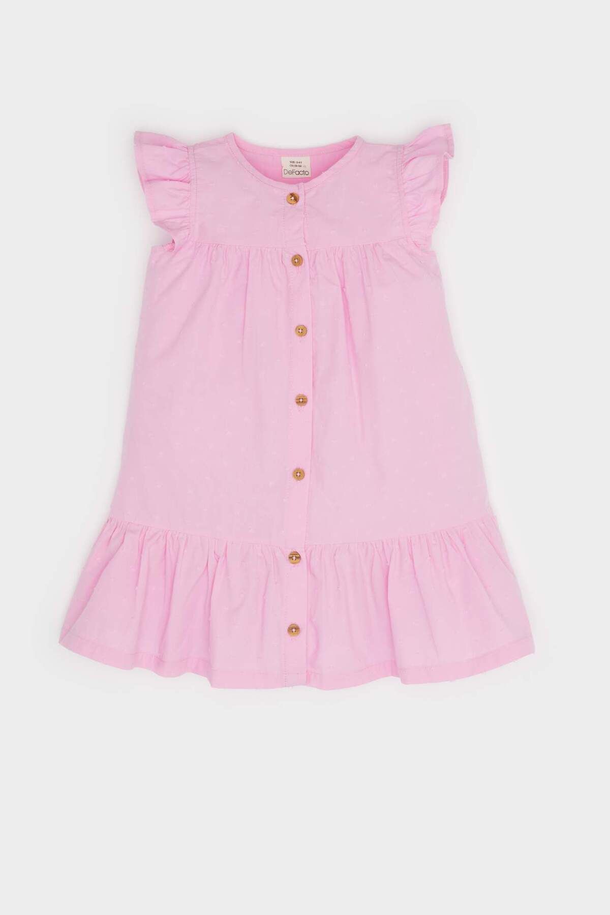 DeFacto-Baby Girl Crew Αμάνικο καλοκαιρινό φόρεμα E7882a525sm 1
