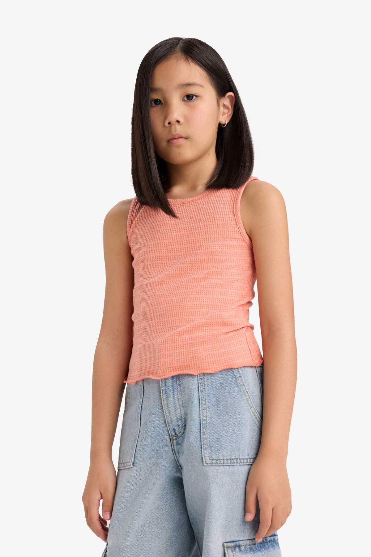DeFacto-Girl's Crew Neck Undershirt E4409A825Hs 3