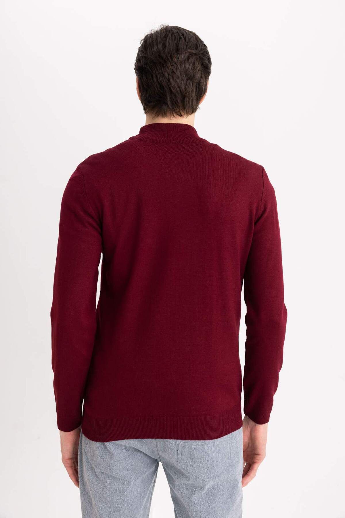 DeFacto-Pulover slim fit slim fit B7851AXNS 6
