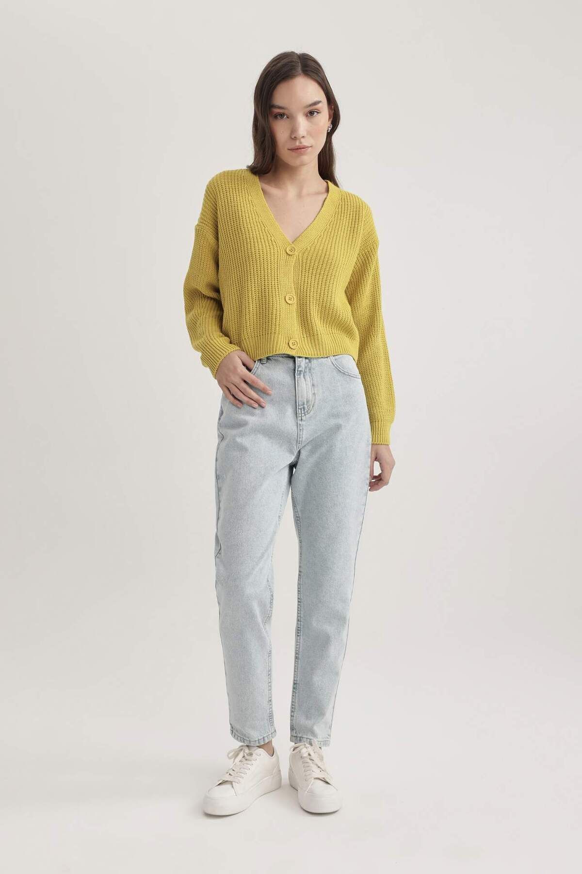 DeFacto-Cardigan Regular Fit s výstřihem do V B7867axns 2