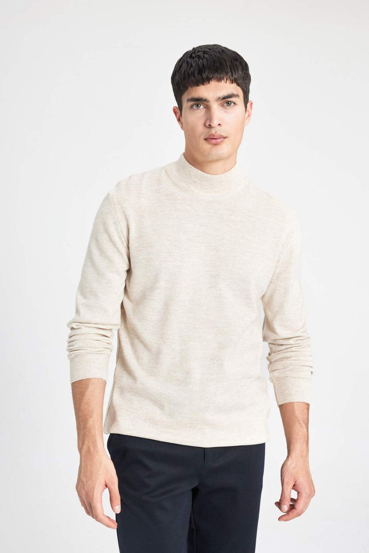 DeFacto-Slim Fit Slim Fit Sweater B7851Axns 3