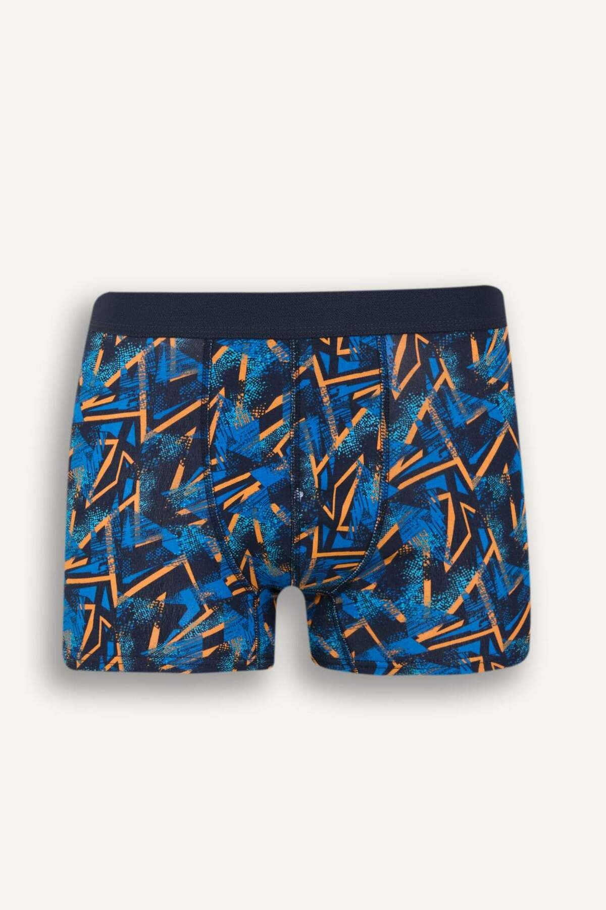 DeFacto-Regular Fit Printed 3-Piece Boxer D9875Ax25Sp 2