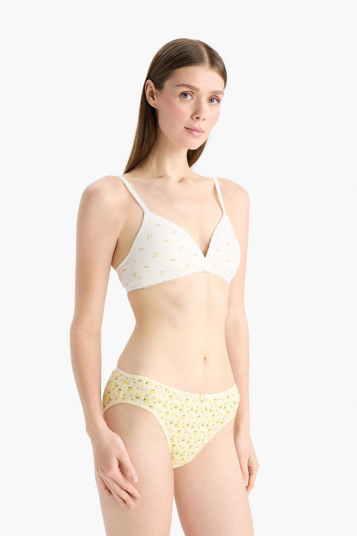DeFacto-Chiloți din 3 piese cu model-Fall in Love E7574AX25SP 2