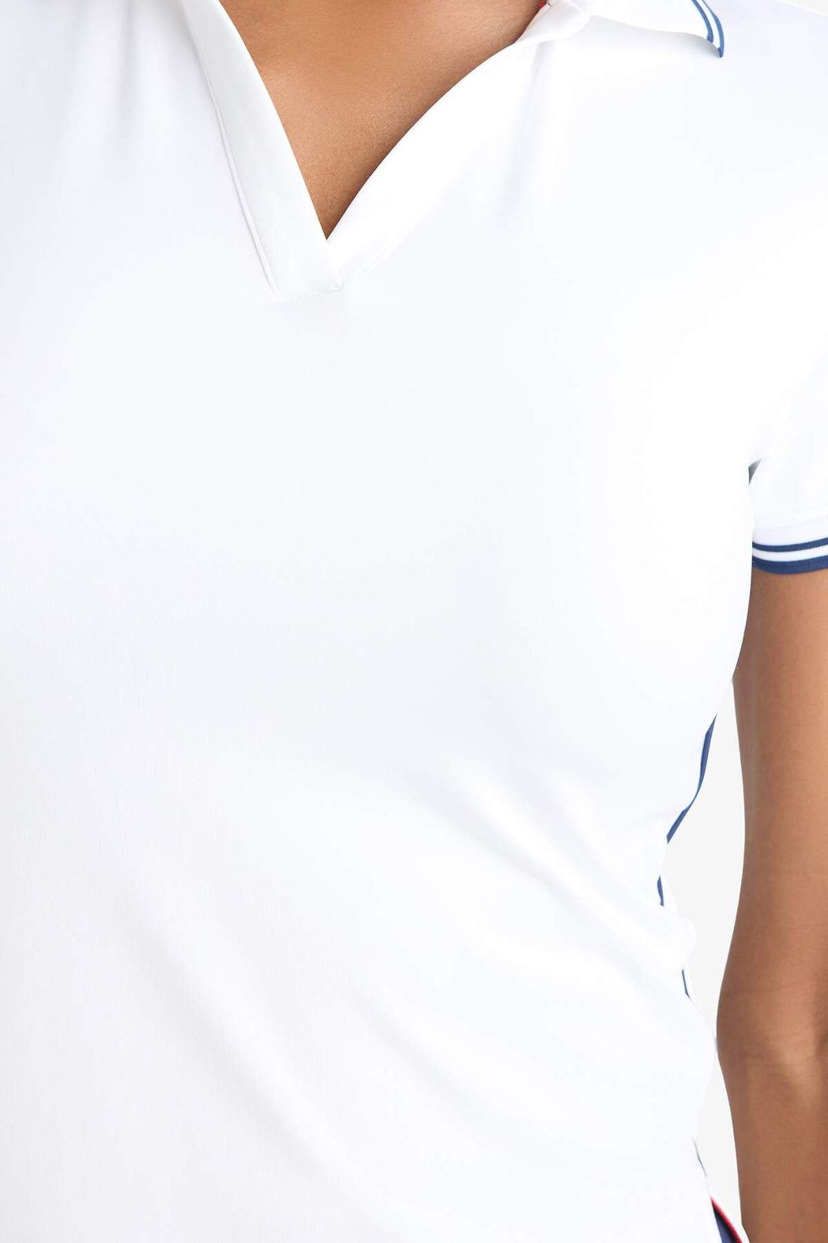 DeFacto-DeFactoFit Standard Fit Poloshirt Kurzarm D9300AX25SP 7