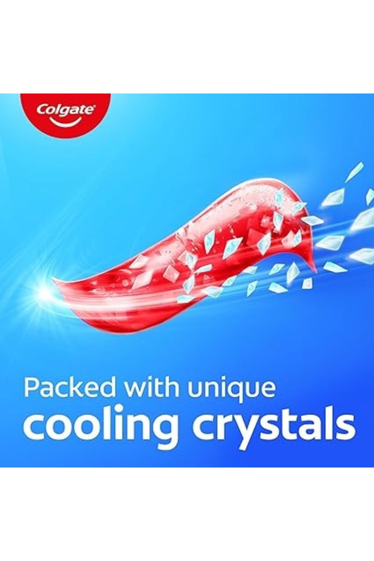 Colgate-معجون أسنان بالفلورايد أوبتيك وايت فوري 75 مل، انتعاش مكثف وتبييض مع بلورات التبريد 3